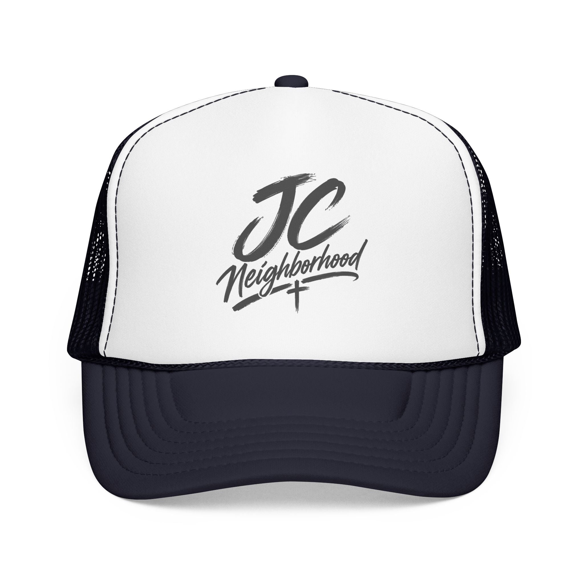 JC Neighborhood Foam Trucker Hat, Christian Streetwear Cap