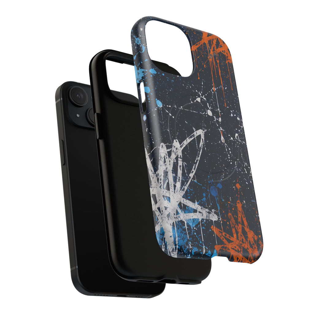 Midnight Praise Abstract Graffiti Tough Magnetic Phone Case