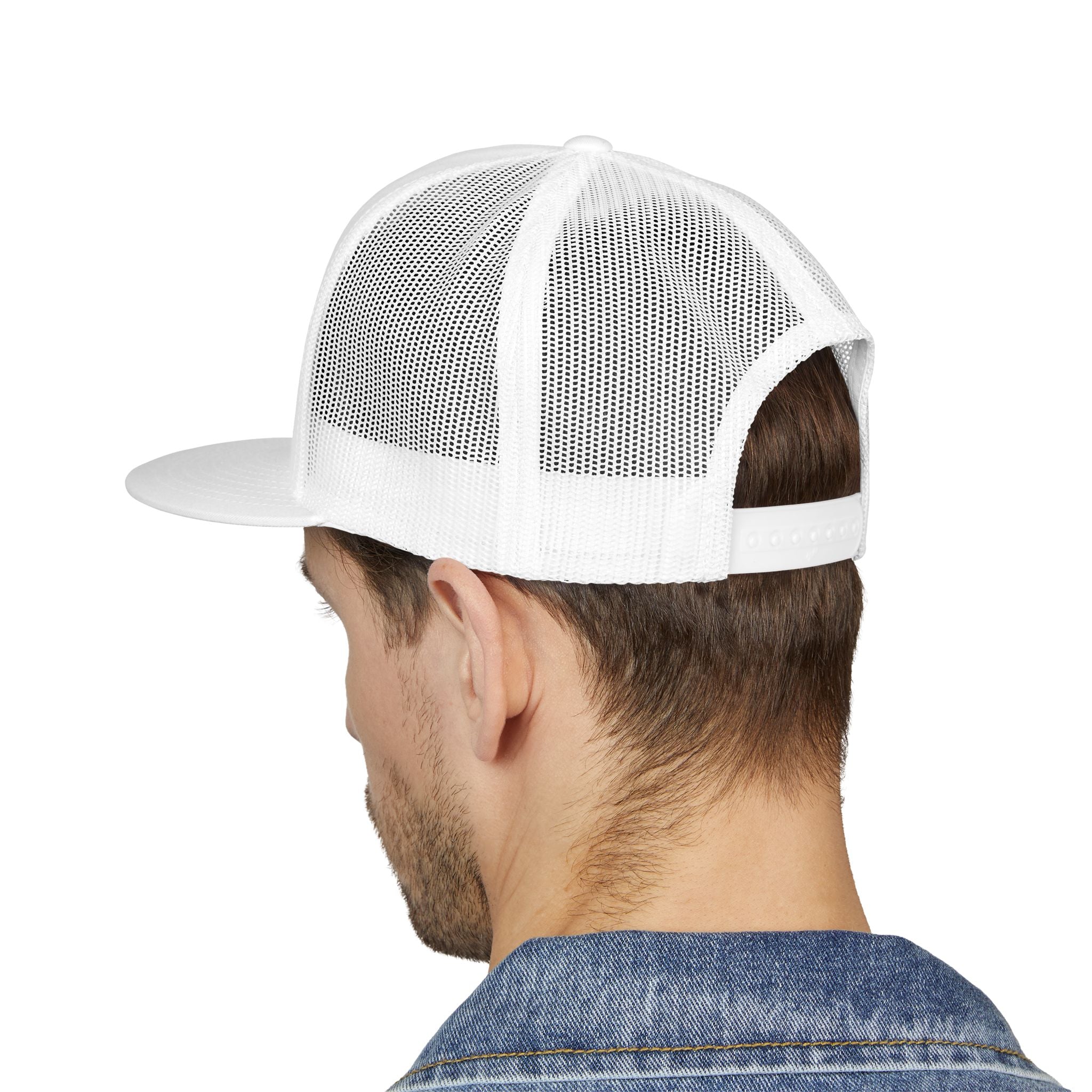 MORE THAN CONQUERORS Printed Christian 5-Panel Trucker Cap