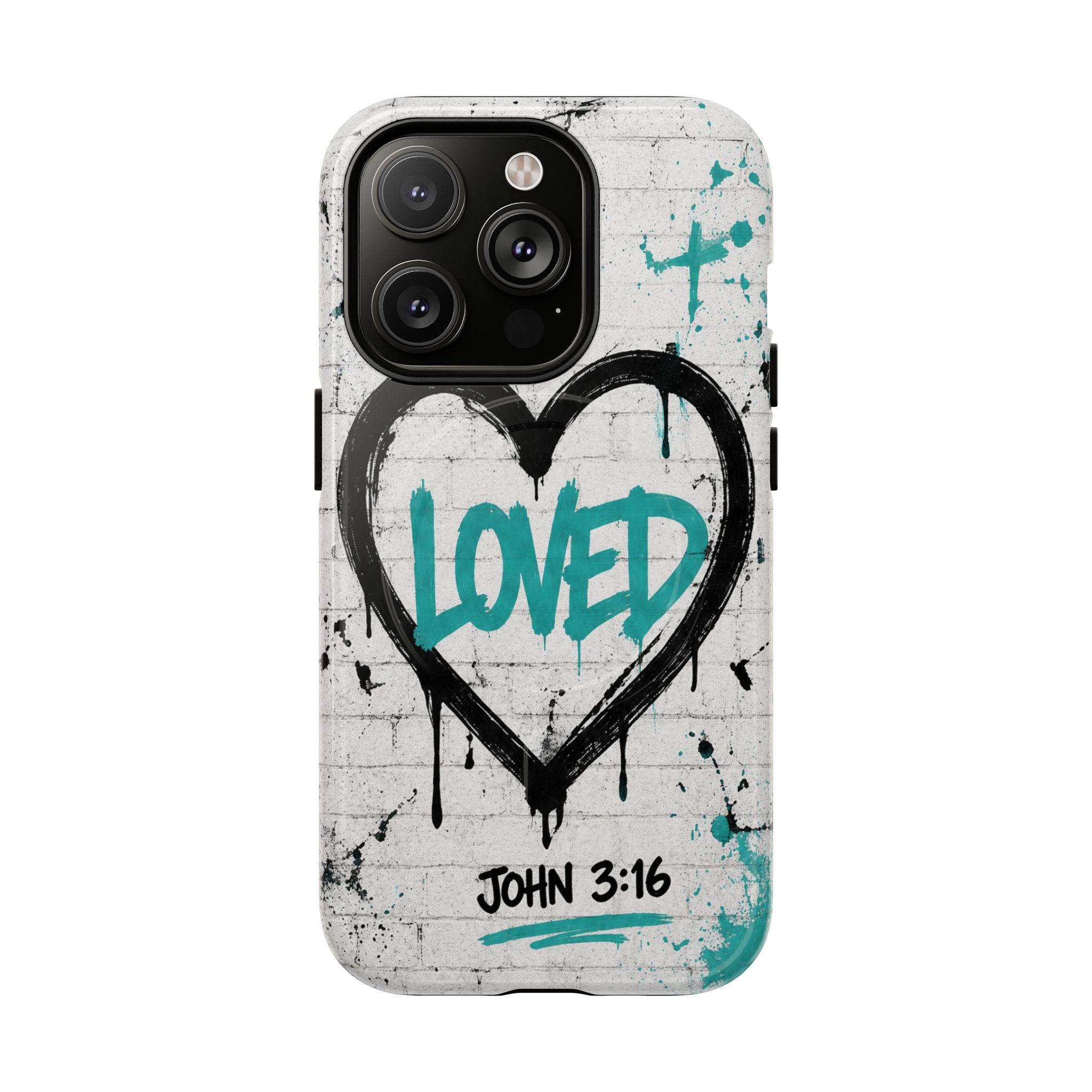 Loved John 3:16 Christian Tough Magnetic Phone Case