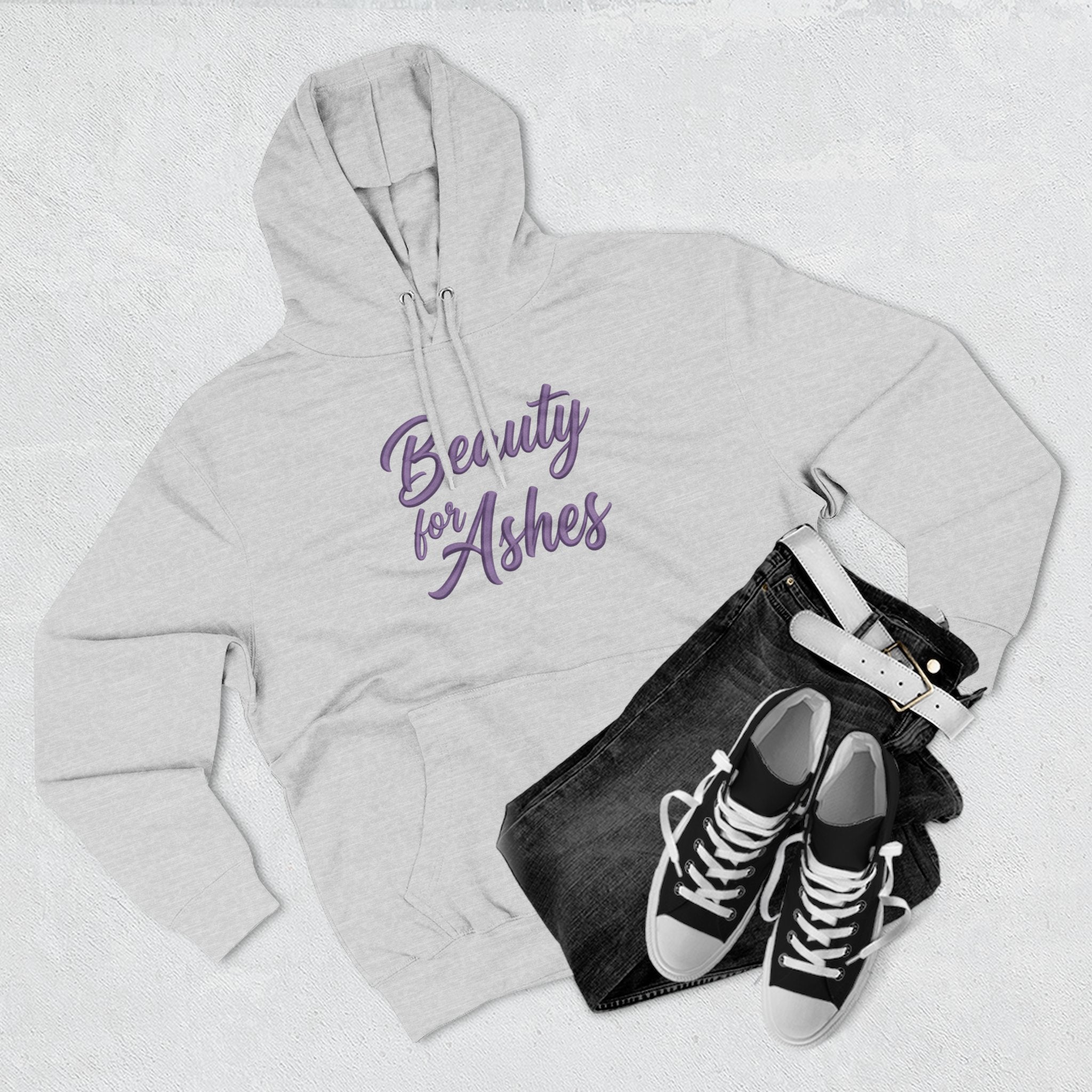 Beauty for Ashes Phoenix Rise Hoodie | Inspirational Scripture Sweatshirt