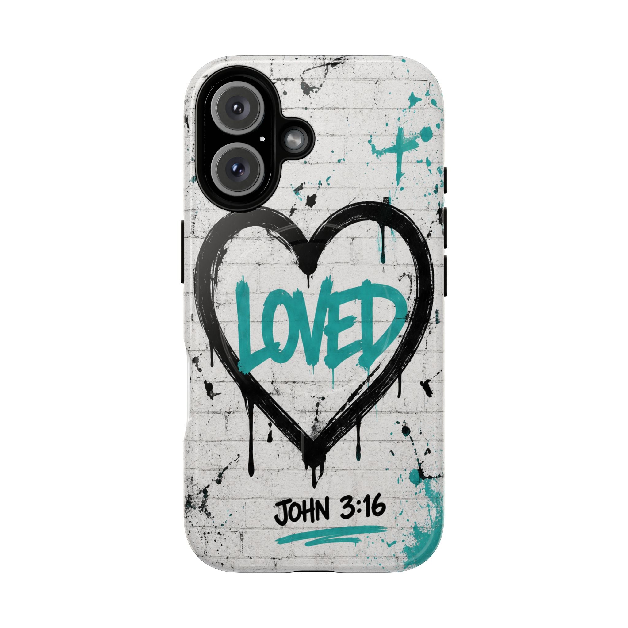 Loved John 3:16 Christian Tough Magnetic Phone Case