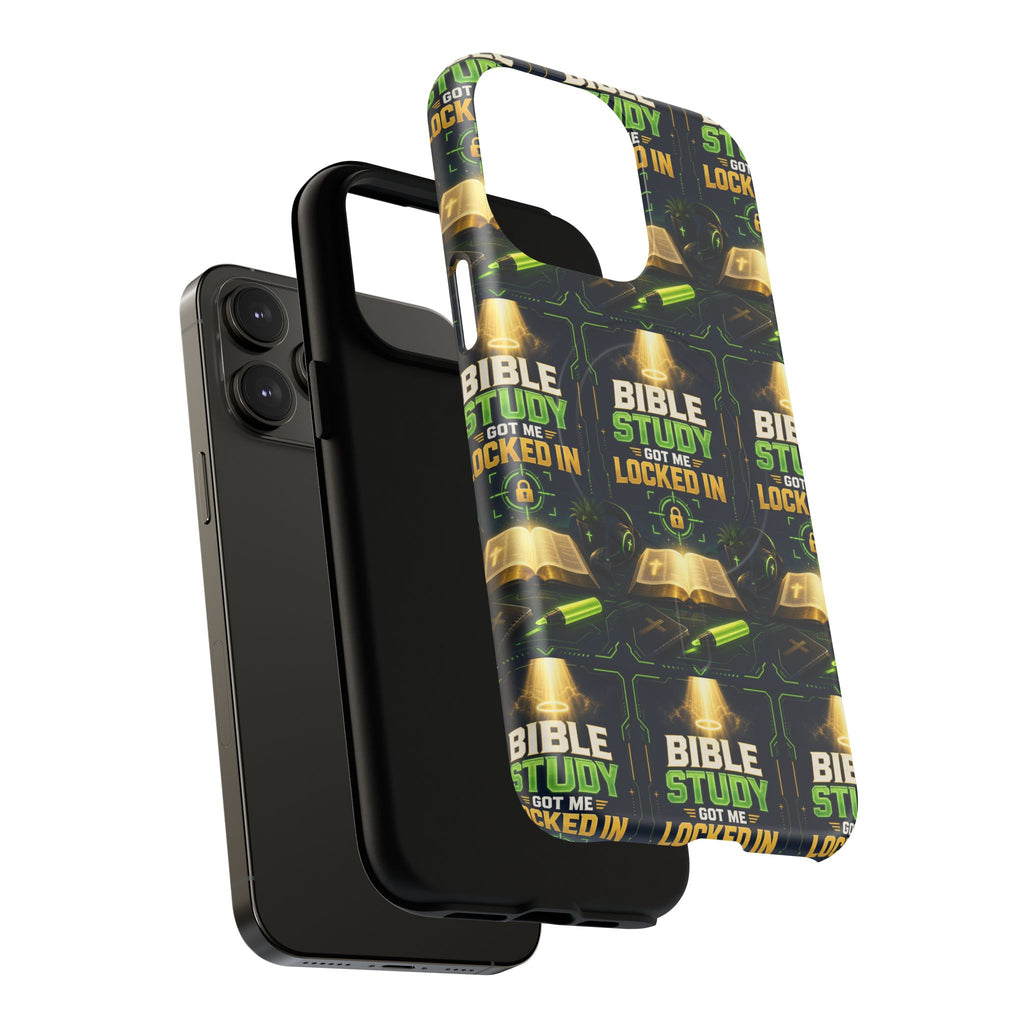 Bible Study Got Me Locked In MagSafe Tough Phone Case