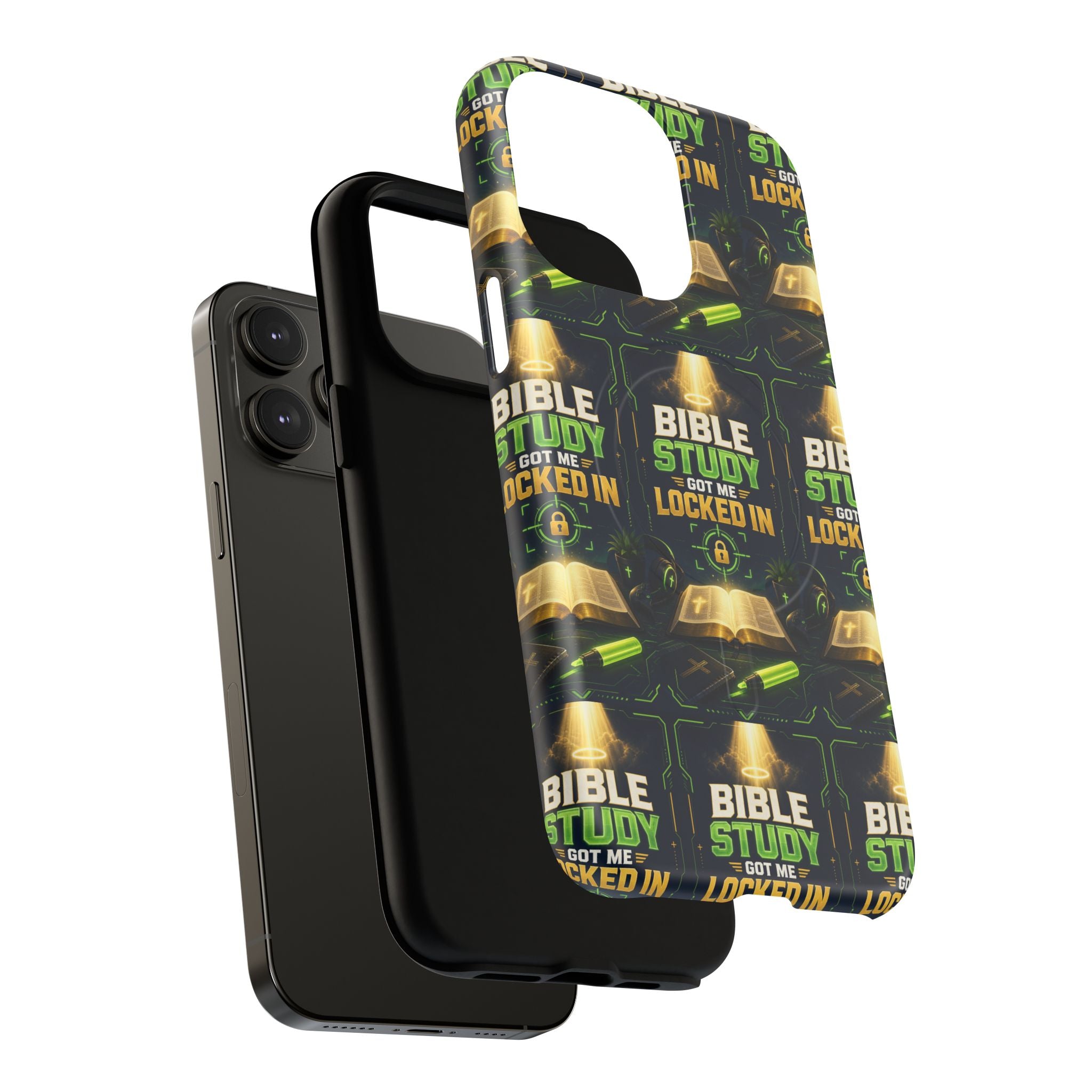 Bible Study Got Me Locked In MagSafe Tough Phone Case