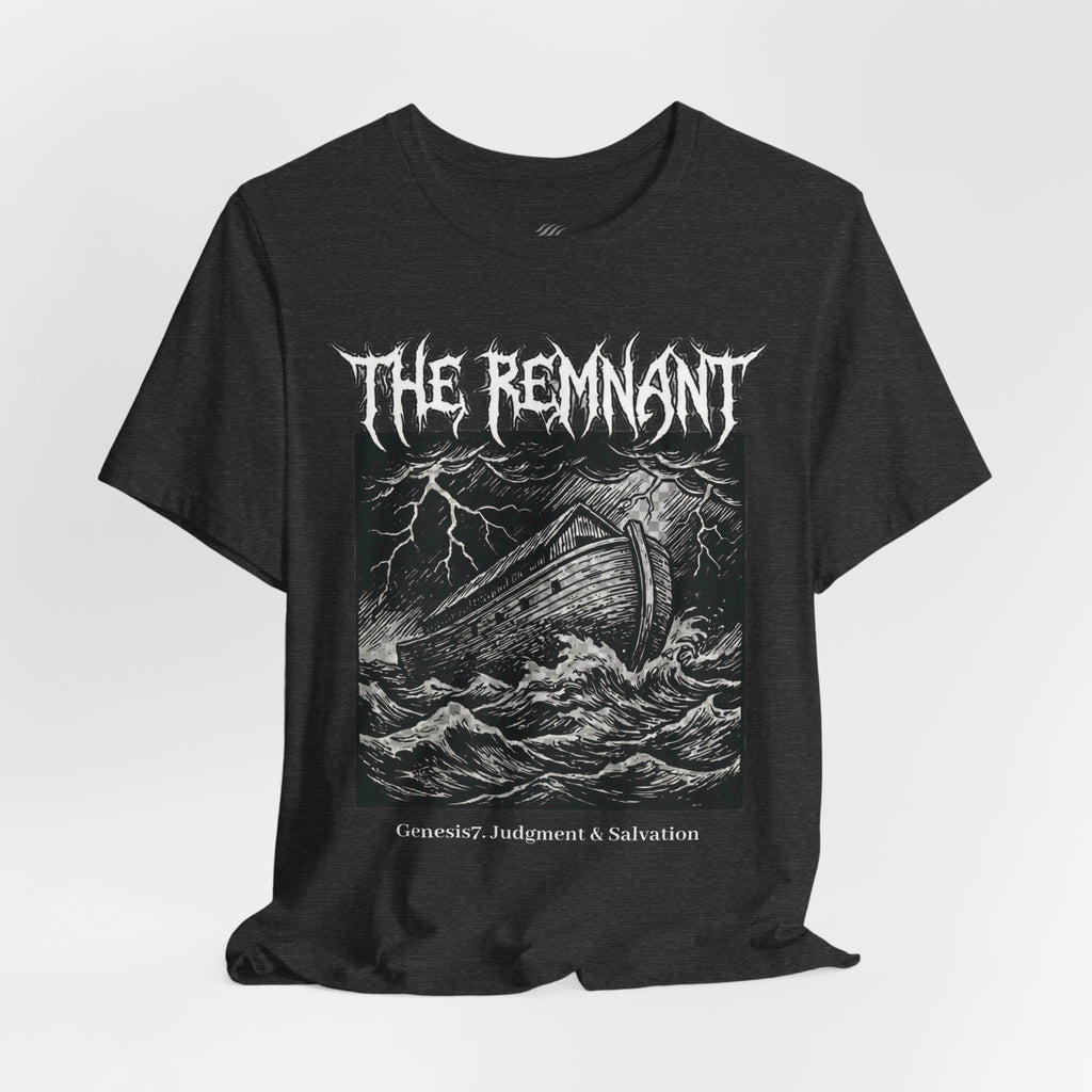 The Remnant Noahs Ark Shirt, Christian Streetwear Graphic Tee, Covenant Judgment Salvation, Gothic Faith T Shirt, Unisex