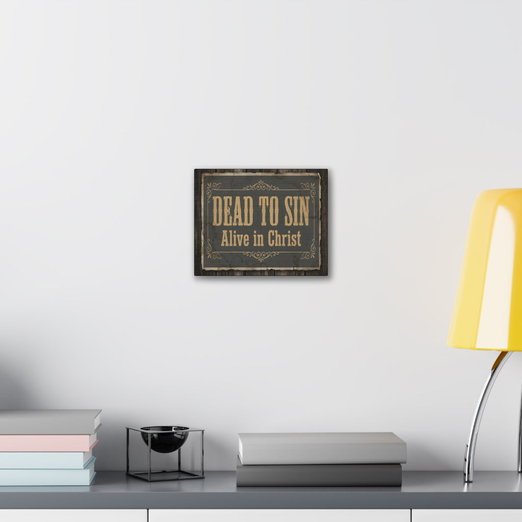 Vintage Saloon Style Christian Canvas Wall Art