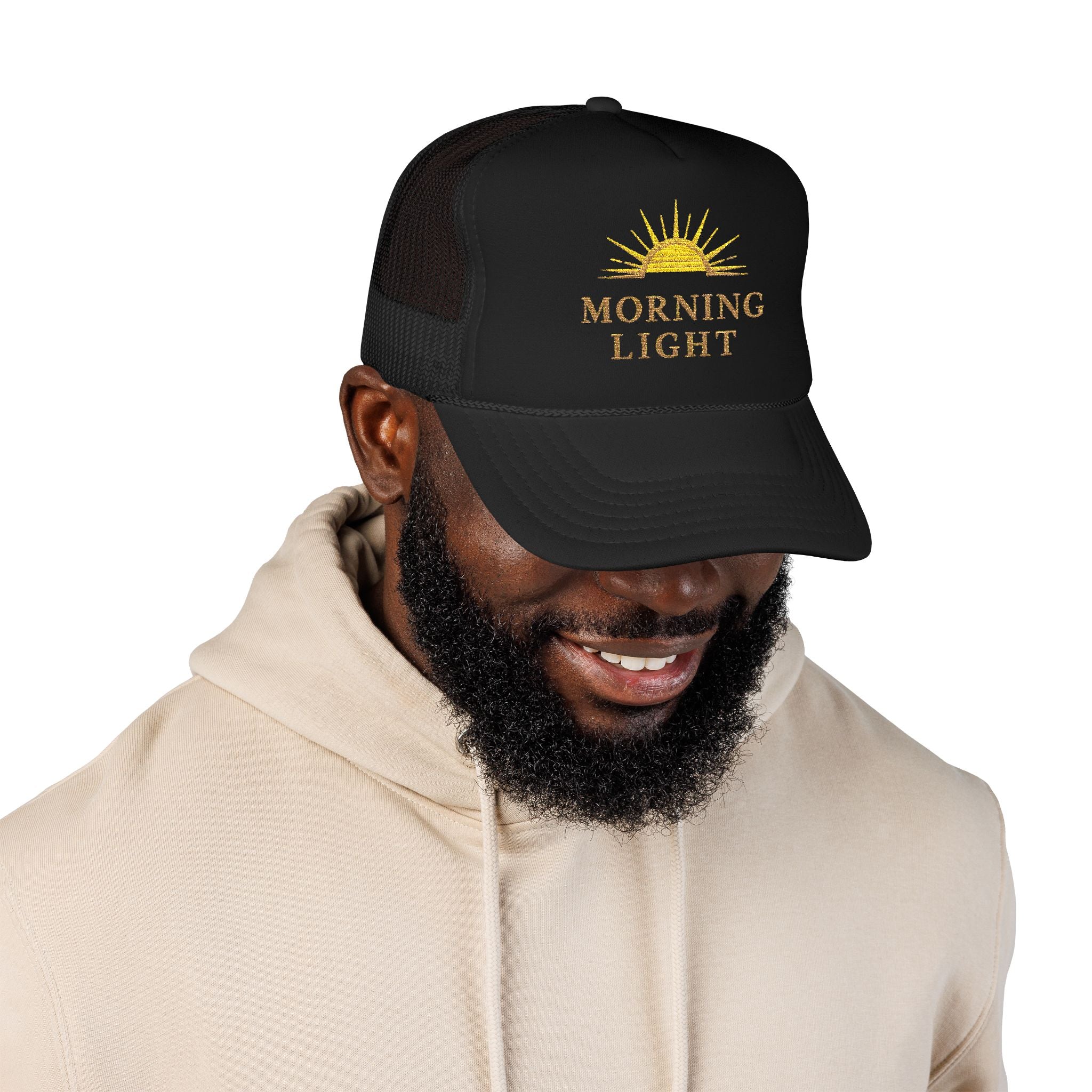 Morning Light Foam Trucker Hat, Christian Sunrise Hat, Faith Based Snapback