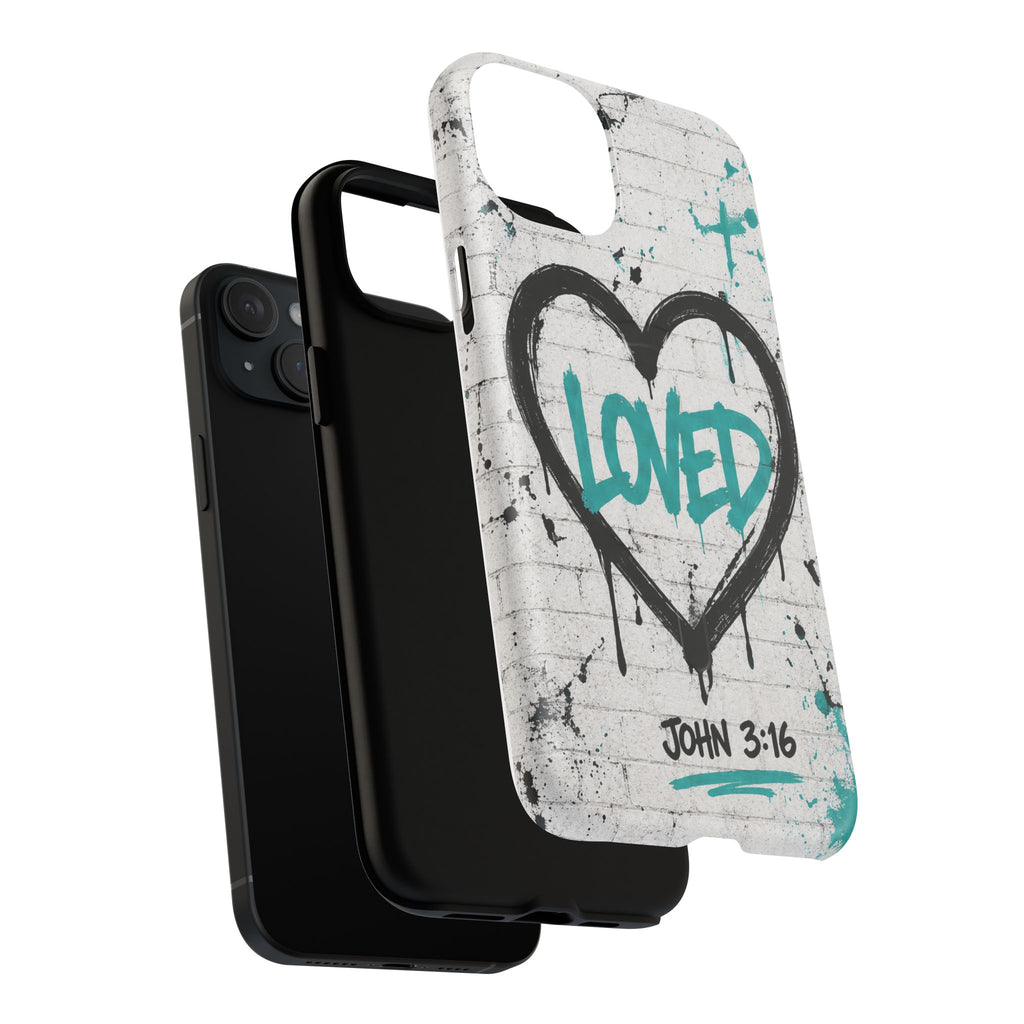 Loved John 3:16 Christian Tough Magnetic Phone Case