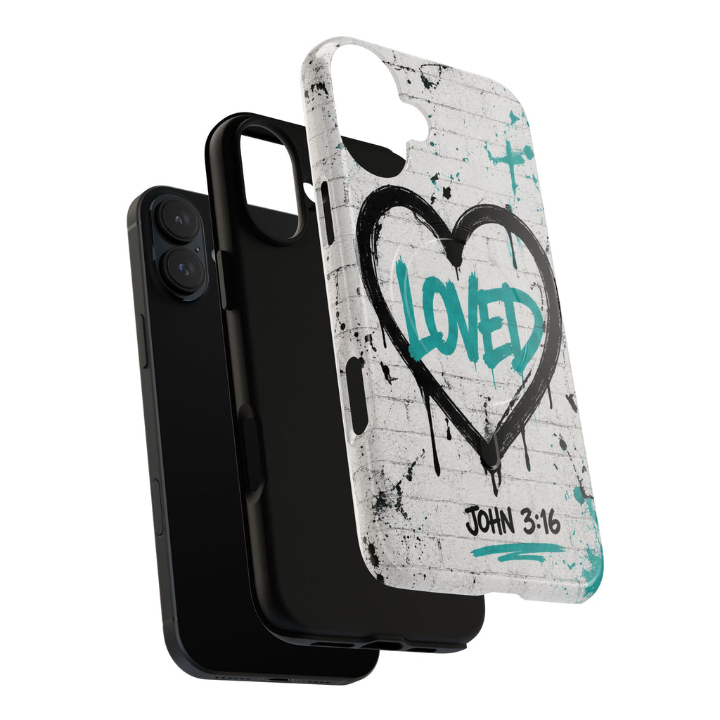 Loved John 3:16 Christian Tough Magnetic Phone Case