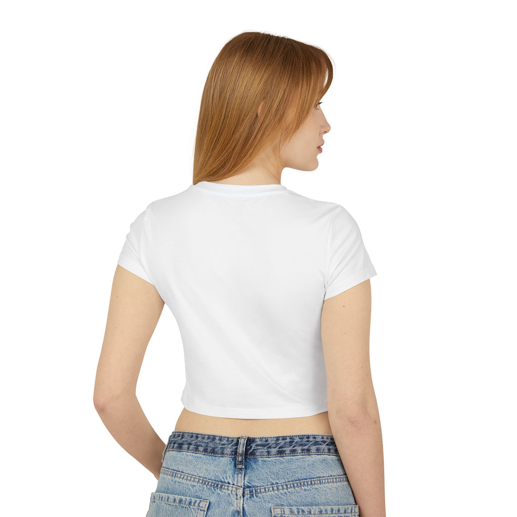 Jesus Loves Me Baby Tee, Christian Crop Top for Women, Faith Graphic Shirt, Minimal Religious Top