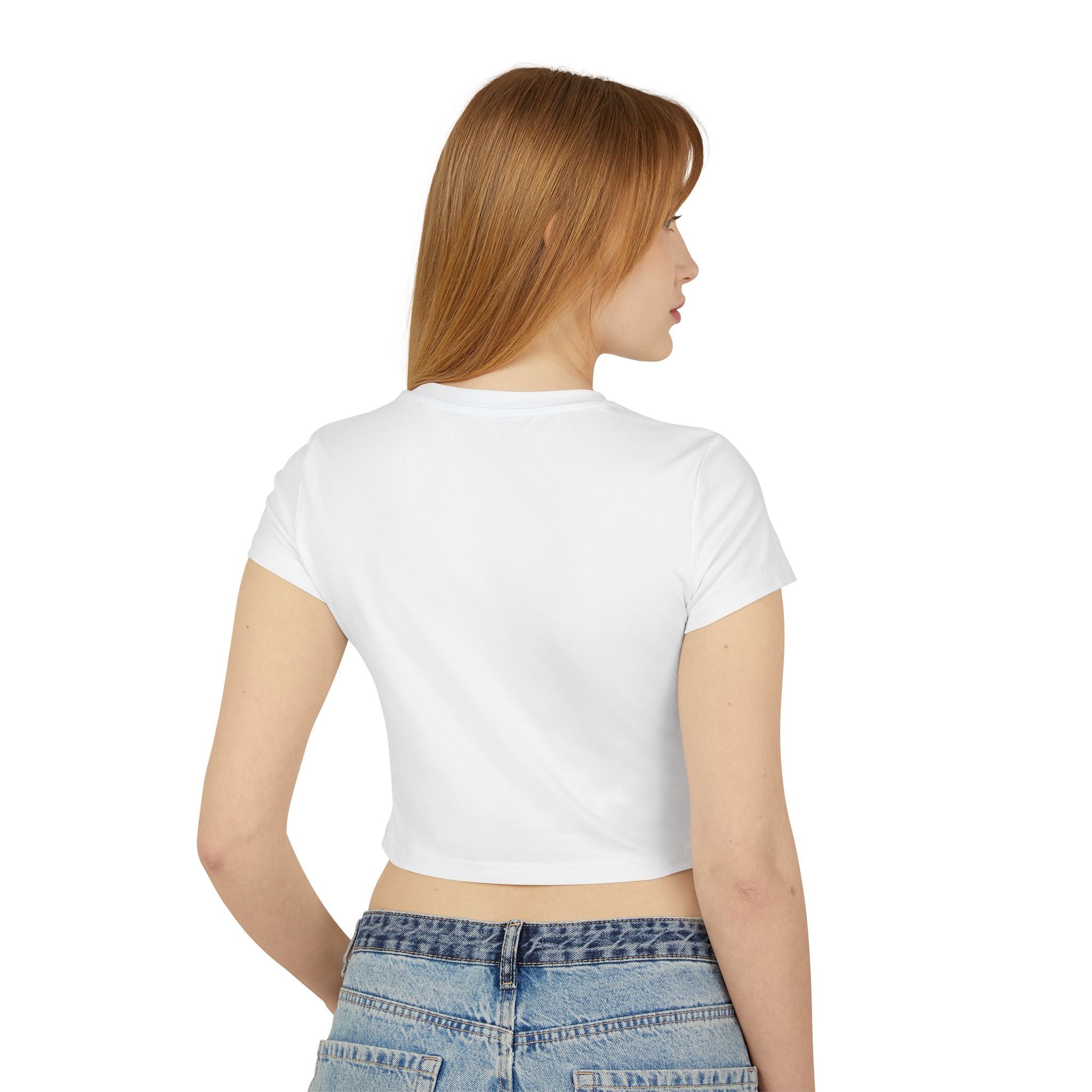 Jesus Loves Me Baby Tee, Christian Crop Top for Women, Faith Graphic Shirt, Minimal Religious Top