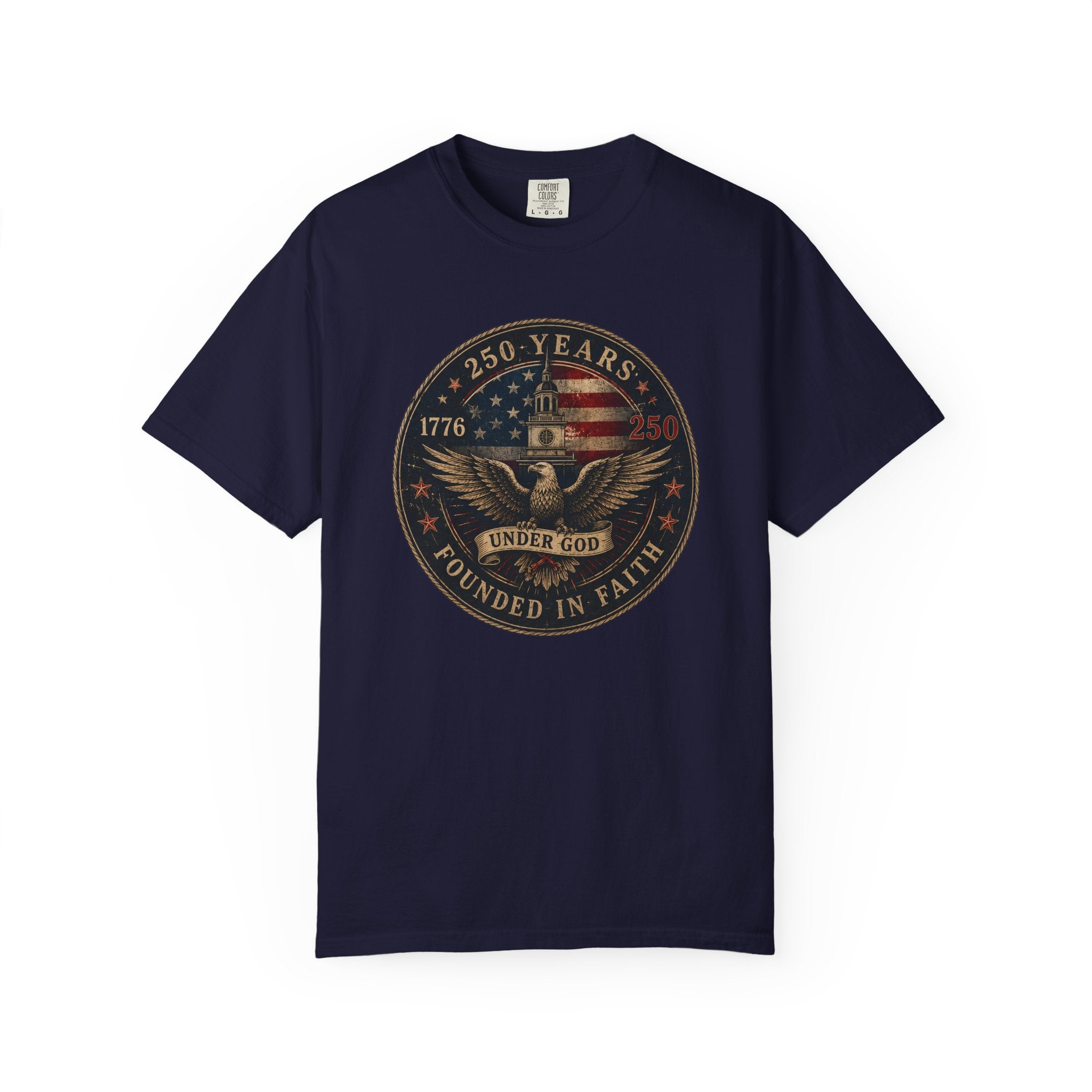 Founded in Faith Christian Patriotic Shirt