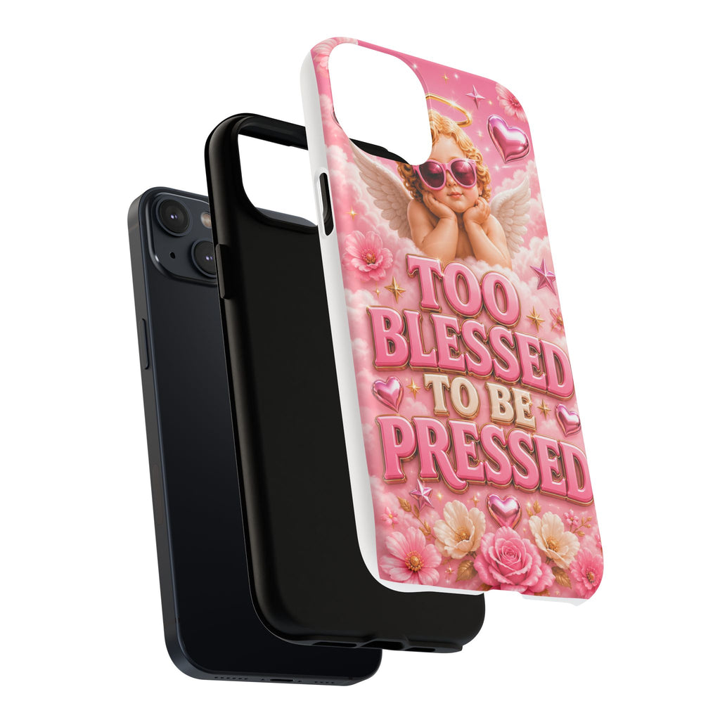 Too Blessed To Be Pressed MagSafe Tough Phone Case