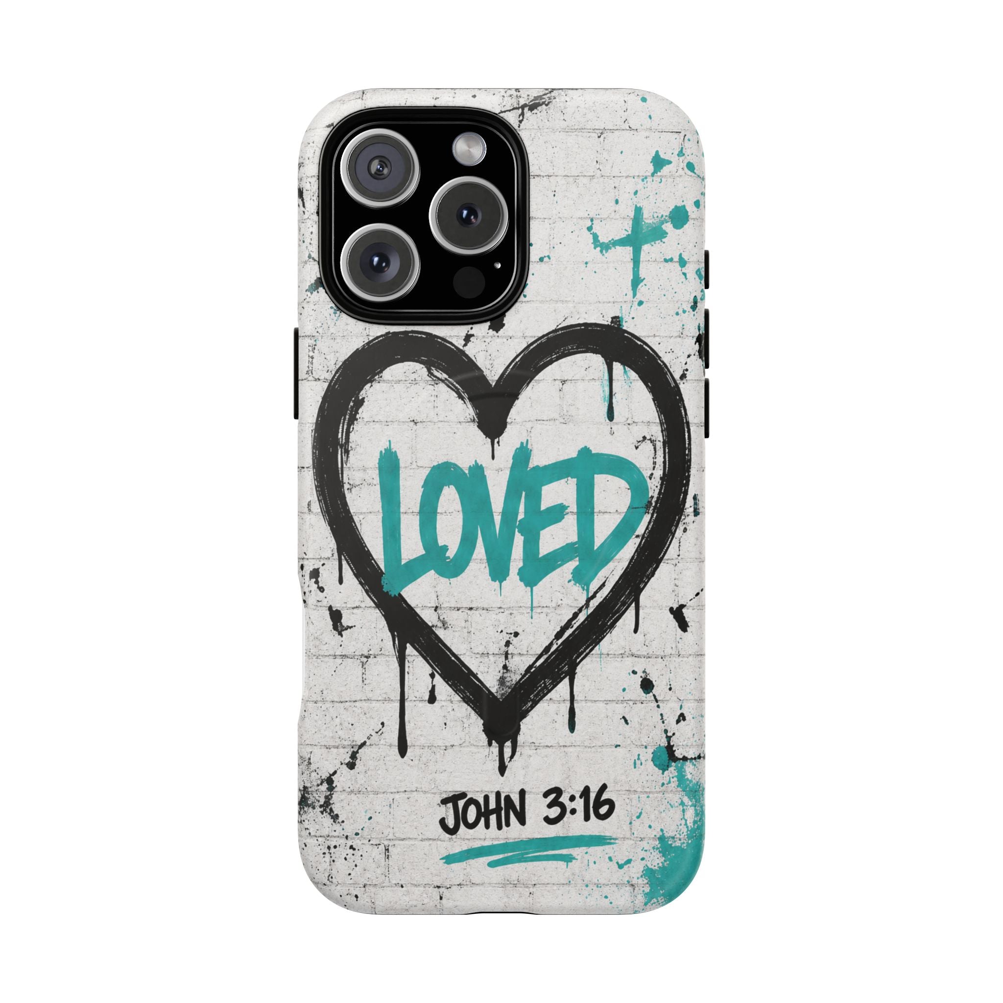Loved John 3:16 Christian Tough Magnetic Phone Case