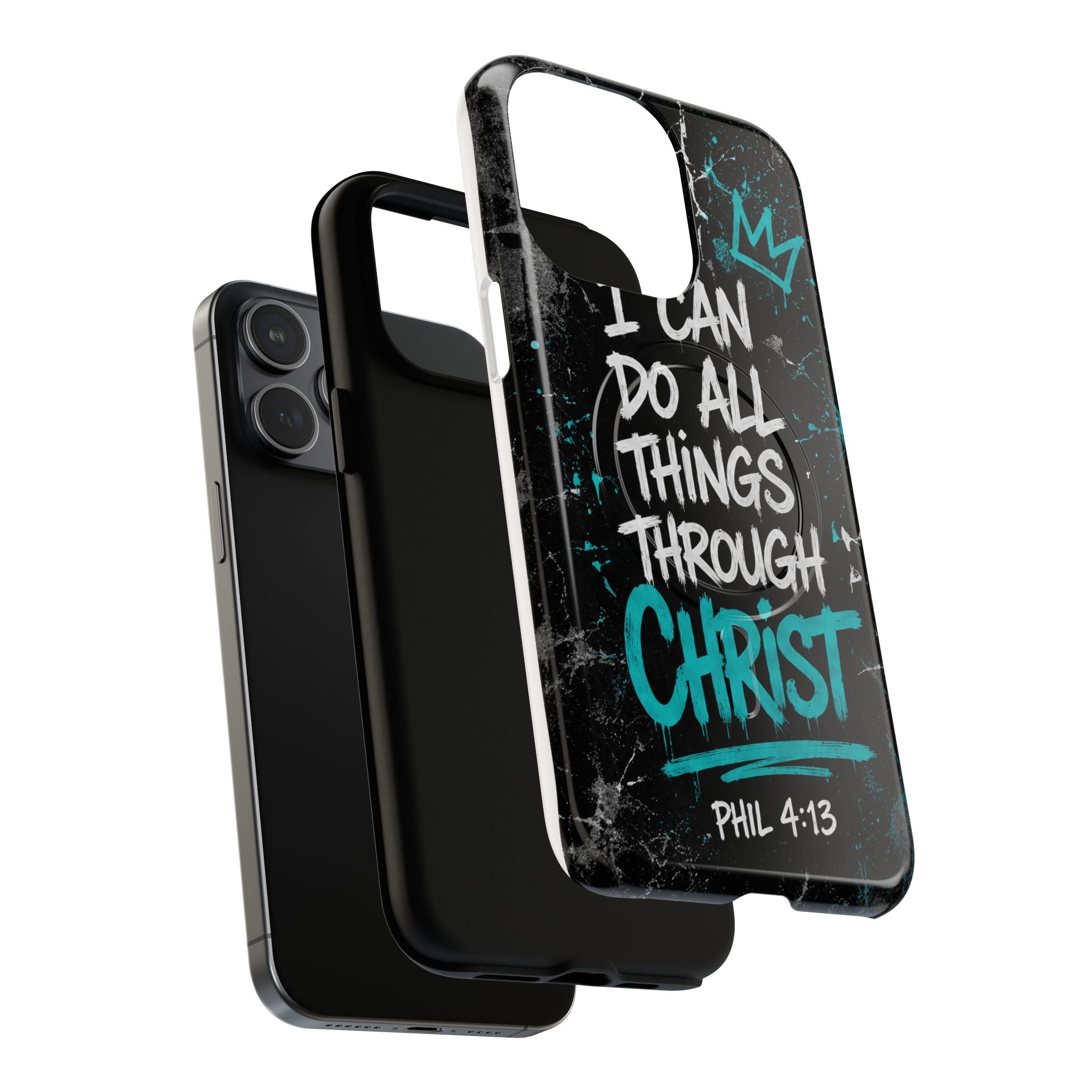 Through Christ Philippians 4:13 Tough Magnetic Phone Case
