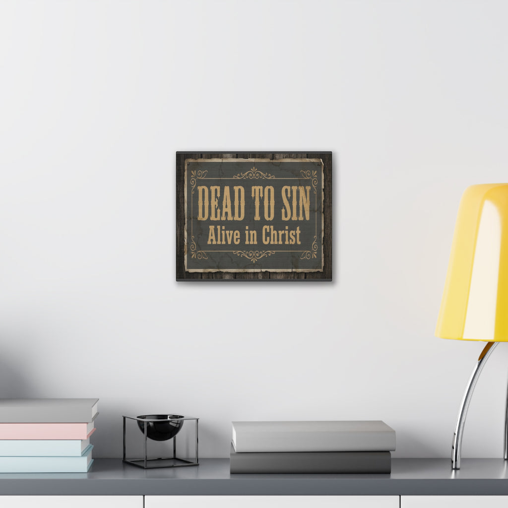 Vintage Saloon Style Christian Canvas Wall Art
