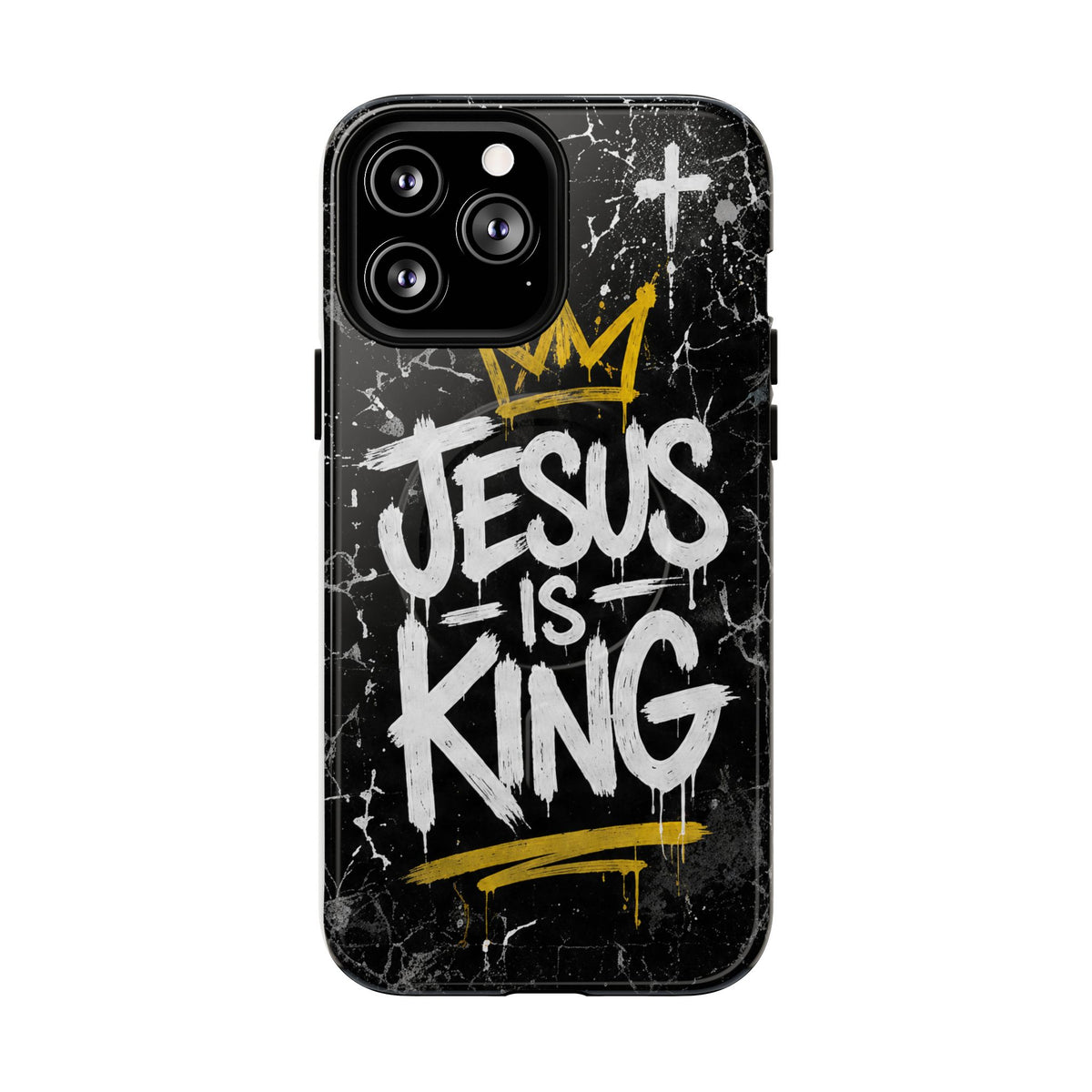 Jesus Is King Christian Graffiti Phone Case
