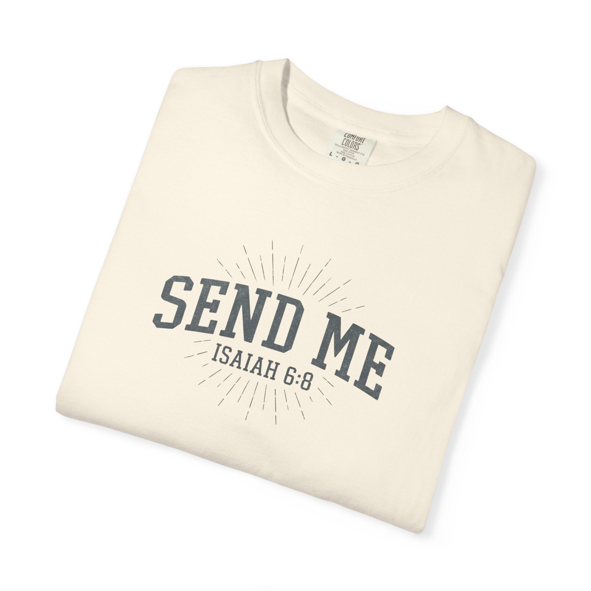 SEND ME Christian T Shirt, Isaiah 6:8 Bible Verse, Vintage Faith Apparel, Gift for Christian, ArmorNGlory