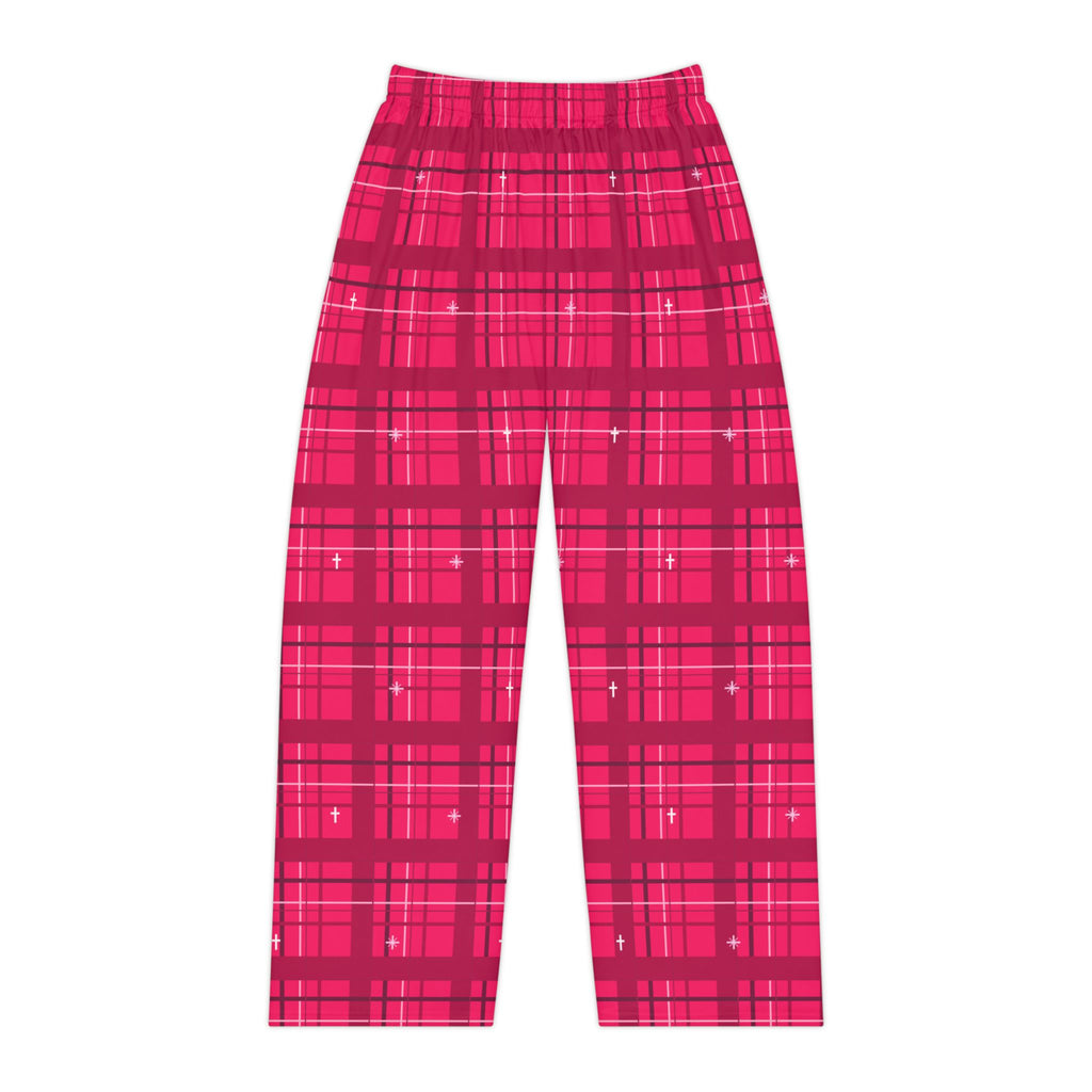 Jesus Club Hot Pink Plaid Pajama Pants