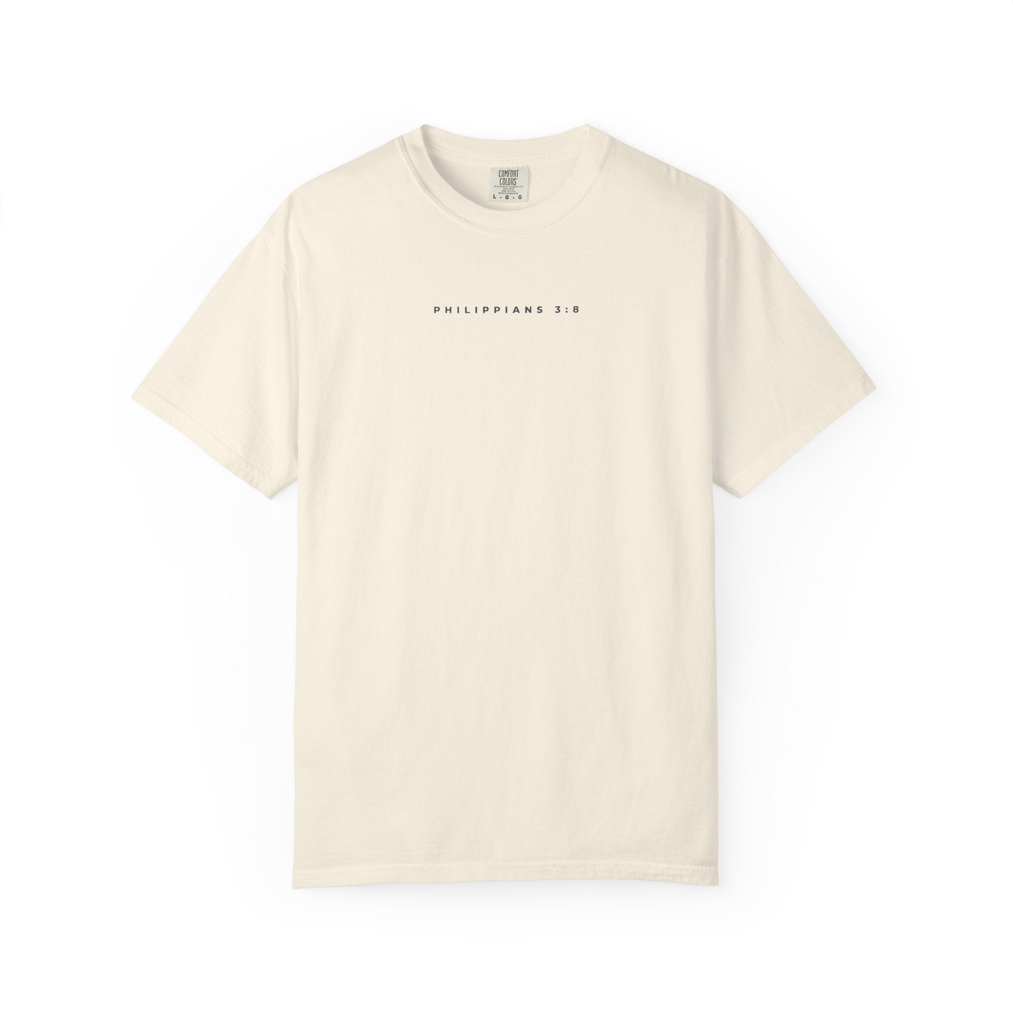 Give Me Jesus Christian T Shirt, Philippians 3:8 Faith Tee, Vintage Garment Dyed Christian Shirt, Minimalist Bible Verse Shirt, Faith