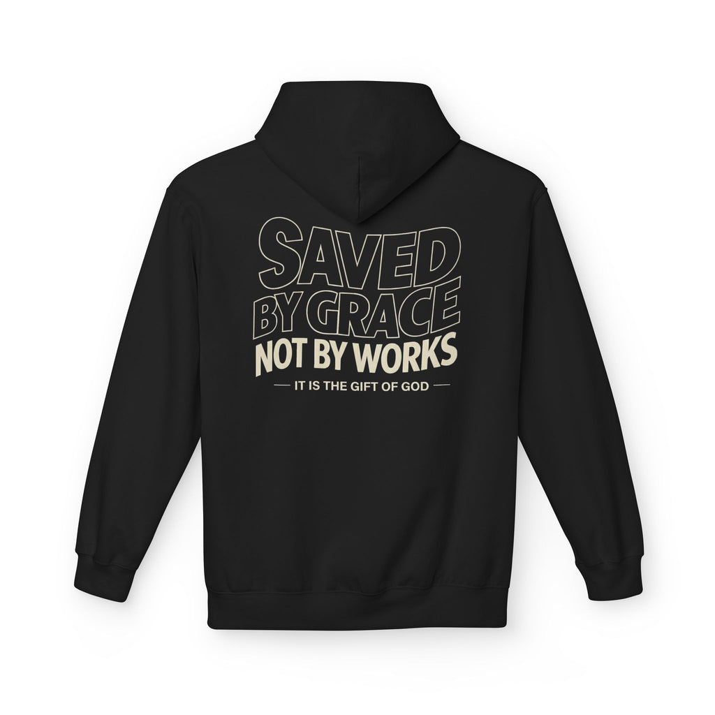 Saved by Grace Hoodie, Eternal Life Christian Pullover, Scripture Sweatshirt