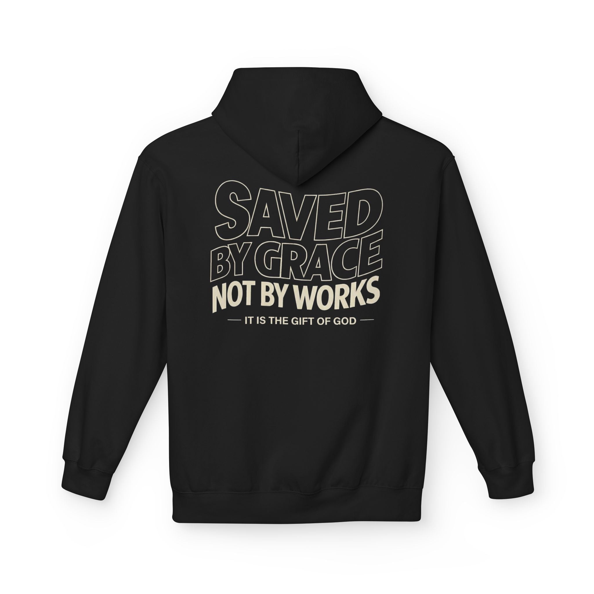 Saved by Grace Hoodie, Eternal Life Christian Pullover, Scripture Sweatshirt