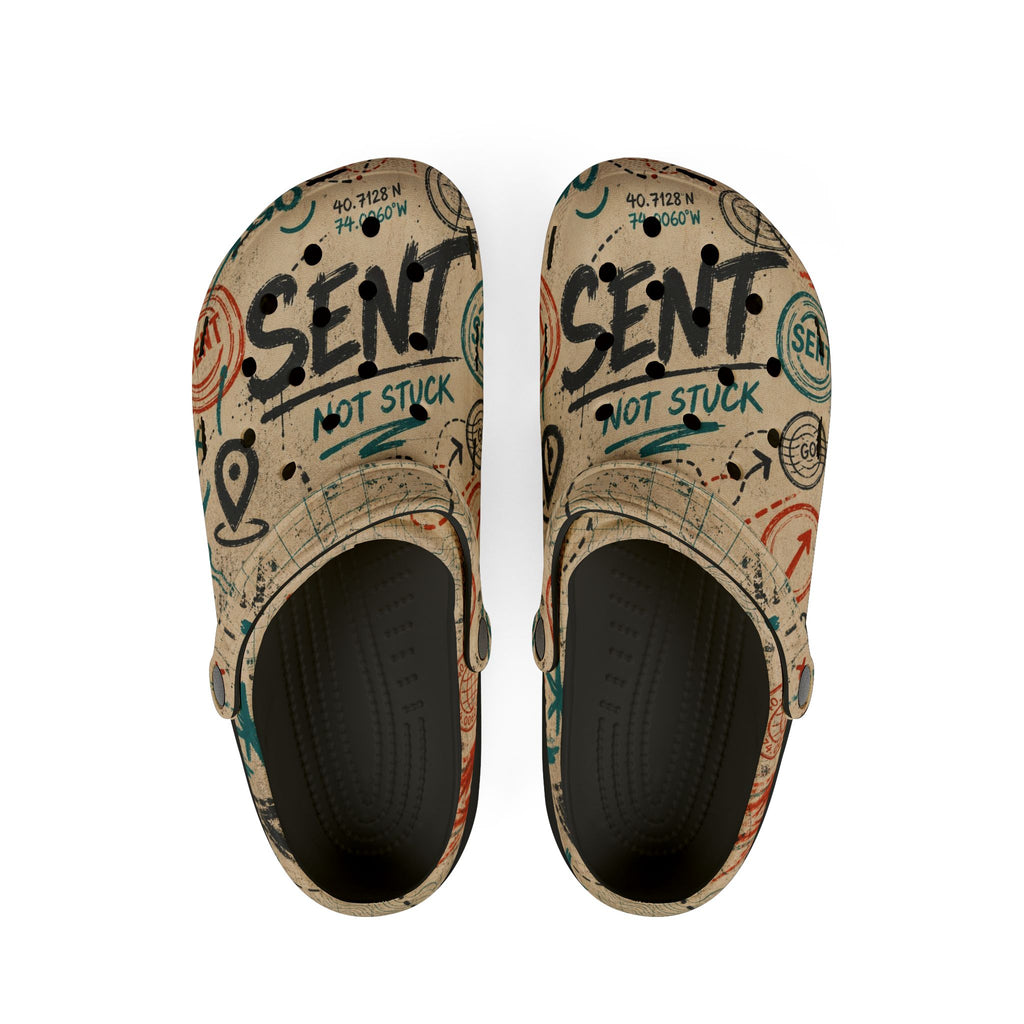 Sent Not Stuck EVA Foam Clogs (AOP)