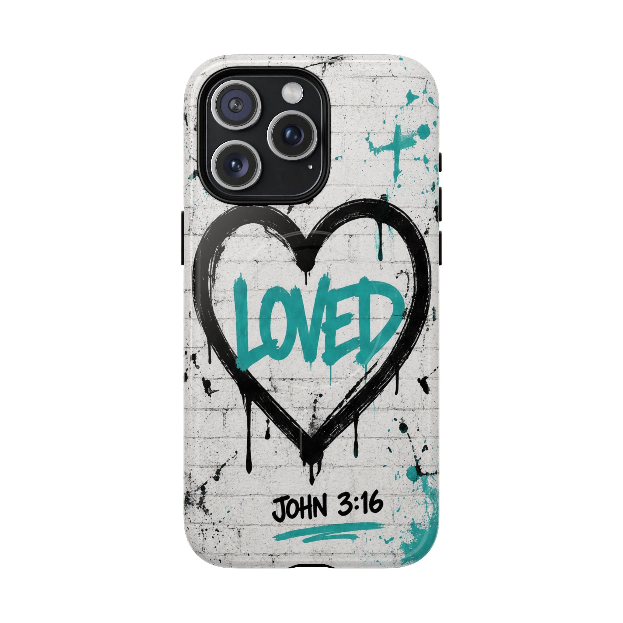 Loved John 3:16 Christian Tough Magnetic Phone Case
