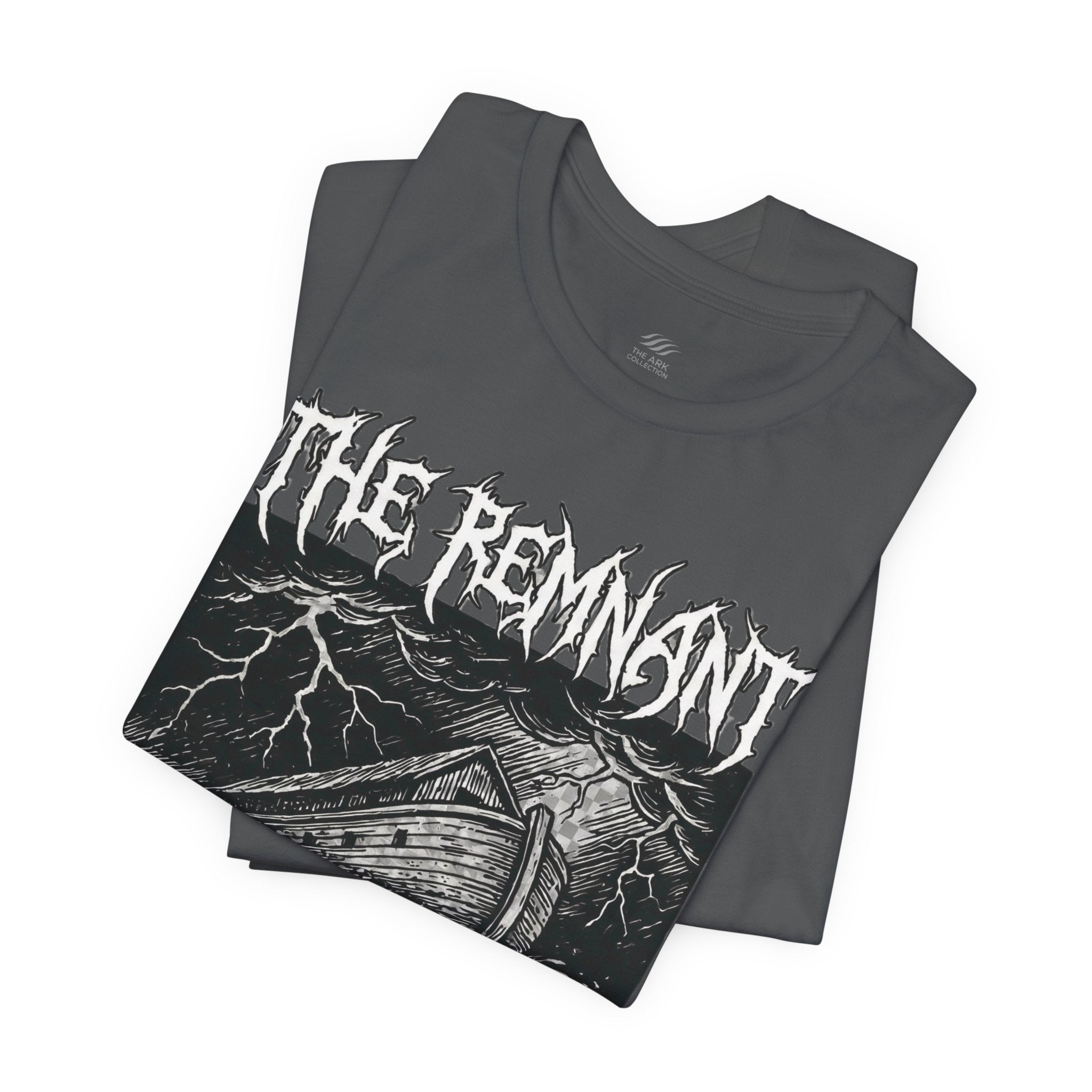 The Remnant Noahs Ark Shirt, Christian Streetwear Graphic Tee, Covenant Judgment Salvation, Gothic Faith T Shirt, Unisex