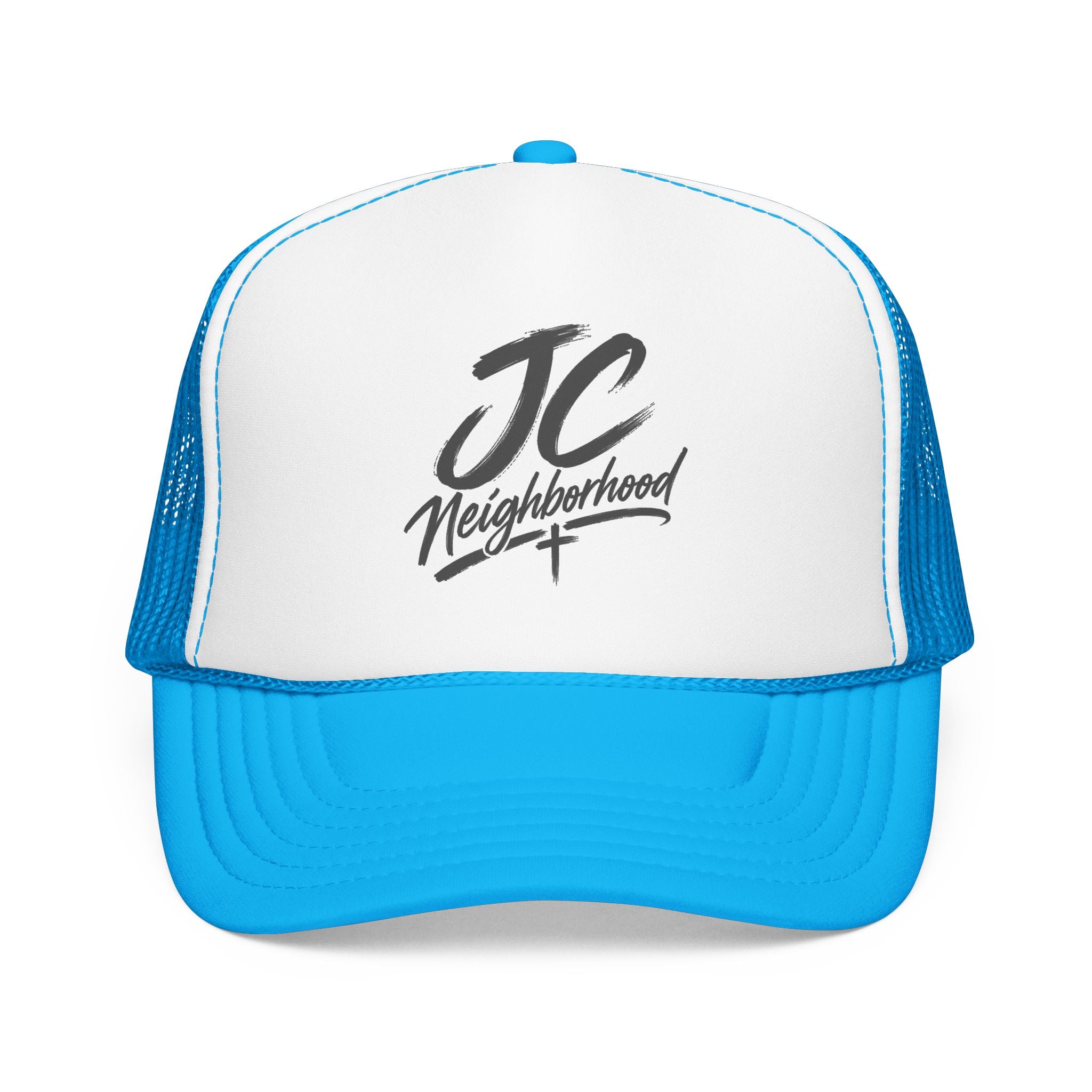 JC Neighborhood Foam Trucker Hat, Christian Streetwear Cap