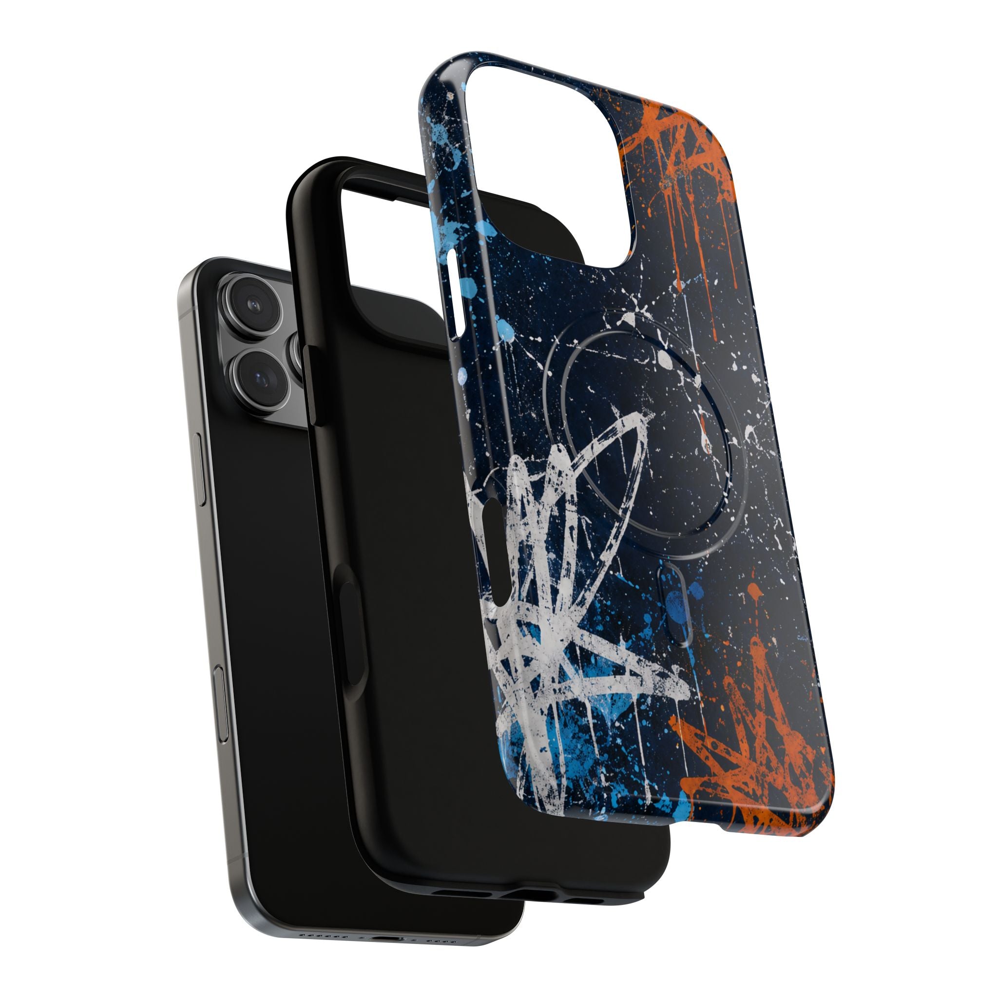 Midnight Praise Abstract Graffiti Tough Magnetic Phone Case