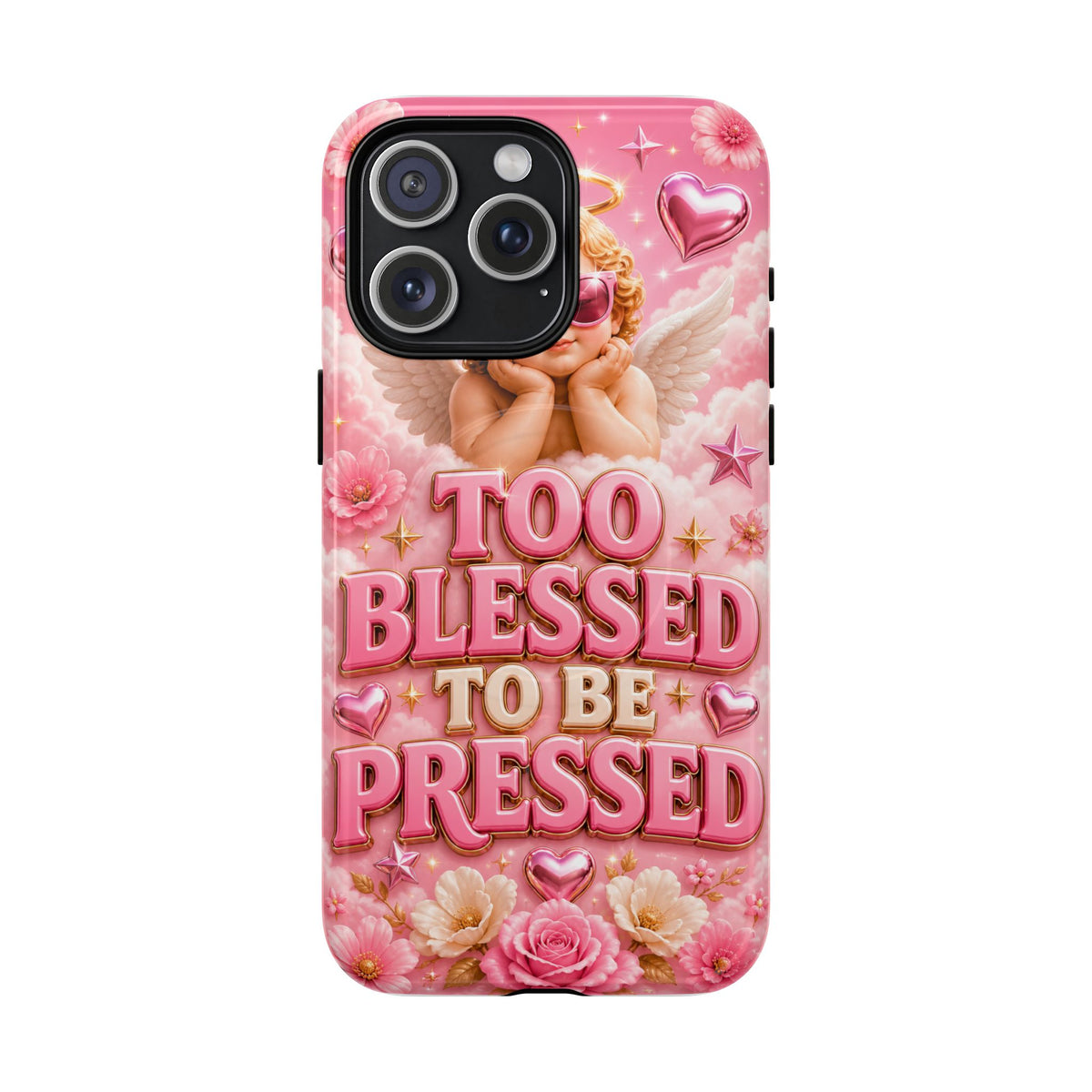 Too Blessed To Be Pressed Magsafe Phone Case