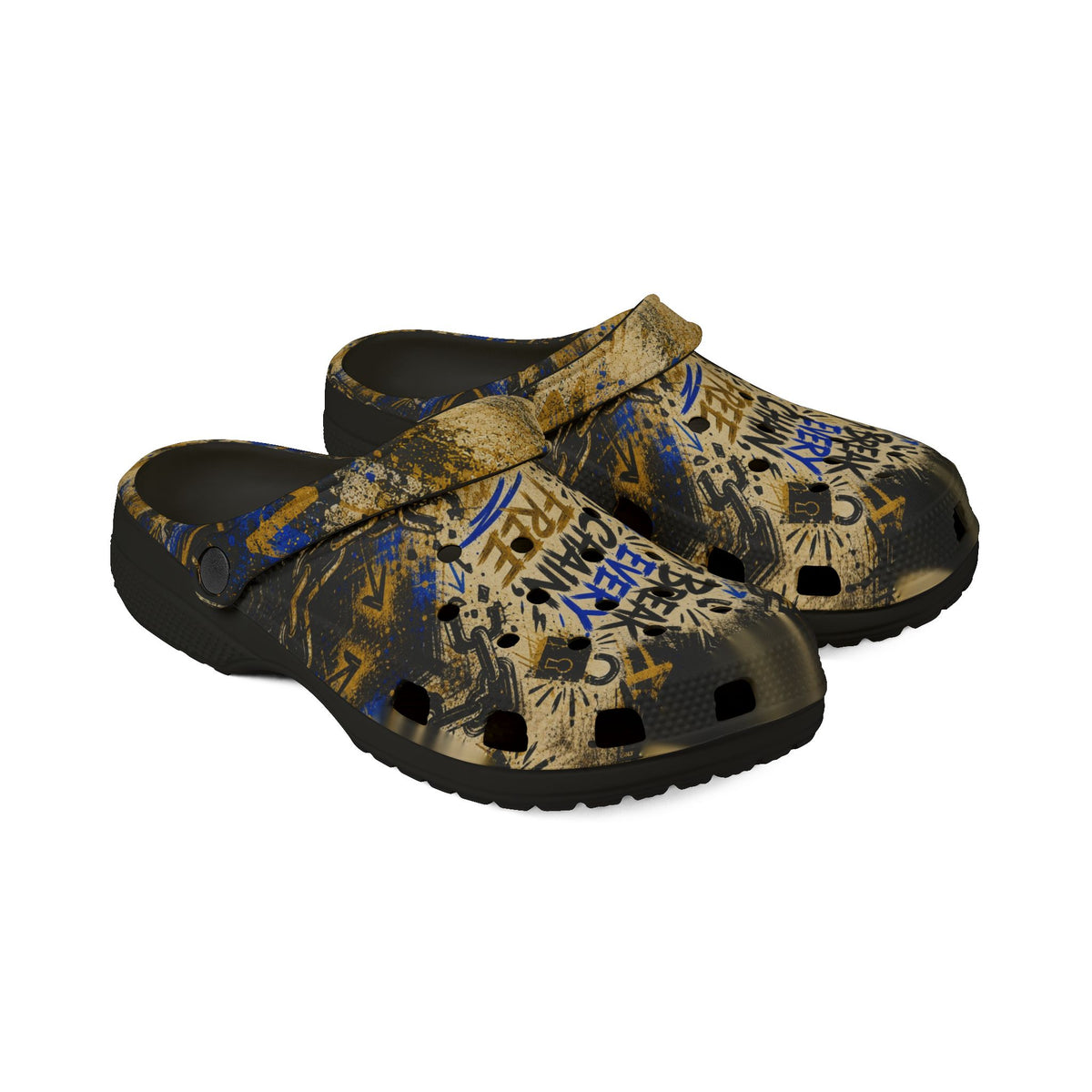 Break Every Chain EVA Foam Clogs (AOP)