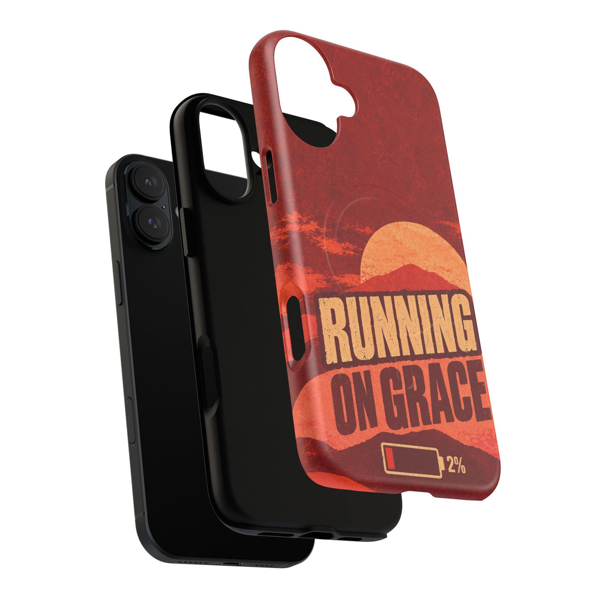Running on Grace Christian Tough Magnetic Phone Case