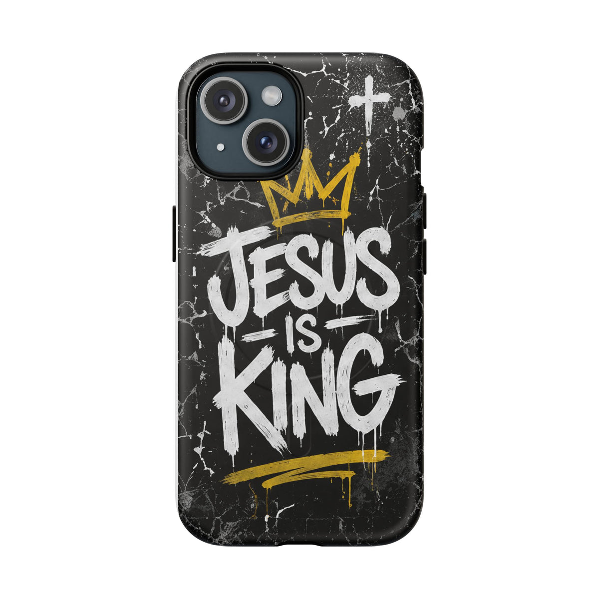 Jesus Is King Christian Graffiti Phone Case