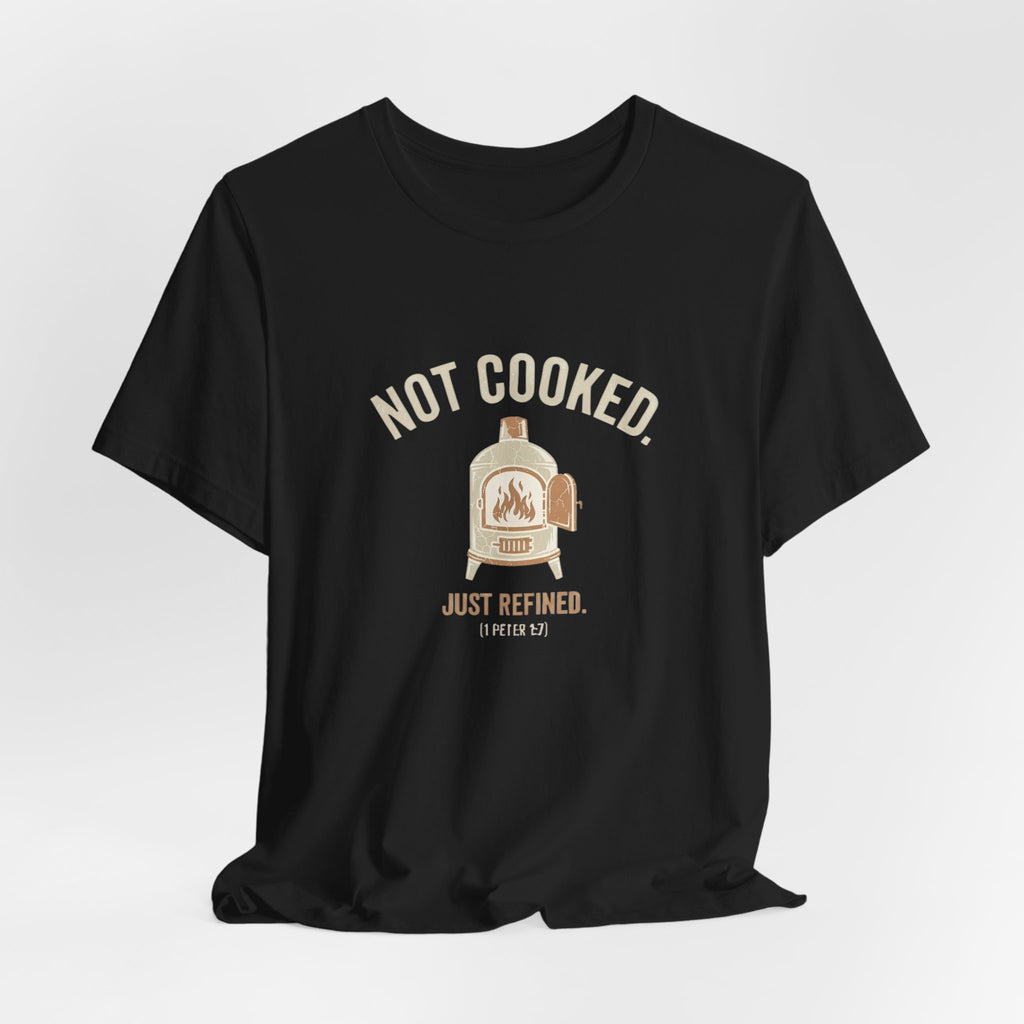 Not Cooked Just Refined Shirt, Ceramic Kiln Pottery Tee, Funny Resin Artist Gift, Vintage Style Graphic T Shirt, Unisex