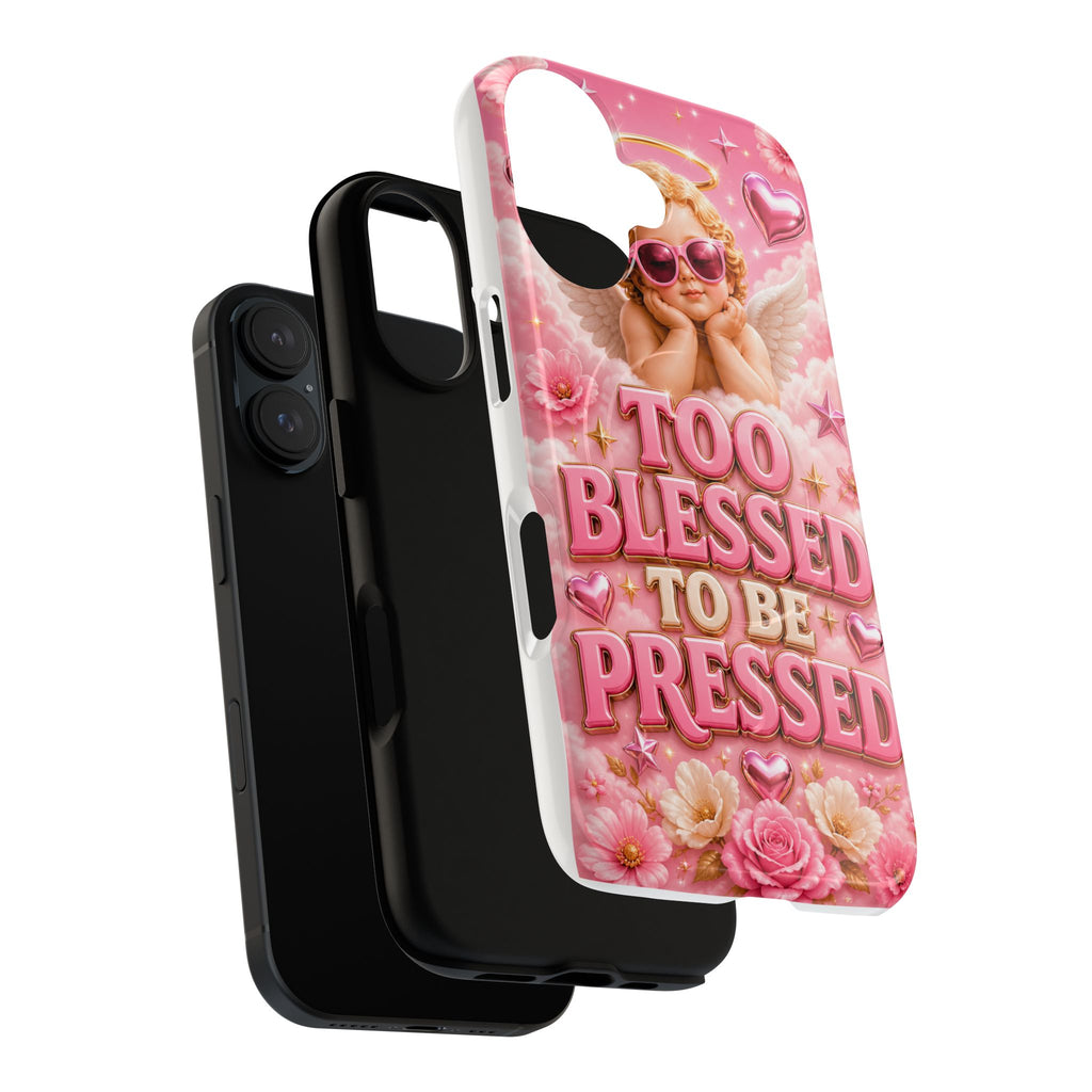 Too Blessed To Be Pressed MagSafe Tough Phone Case
