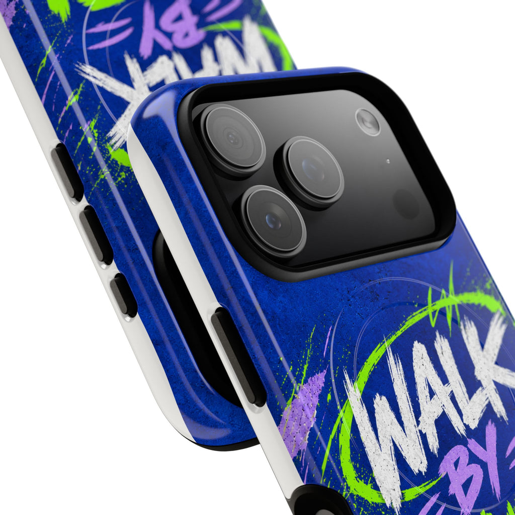 Walk by Faith Not by Screen Time Christian Tough Magnetic Phone Case