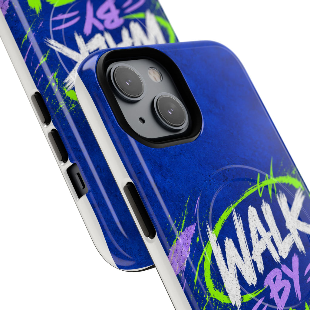 Walk by Faith Not by Screen Time Christian Tough Magnetic Phone Case