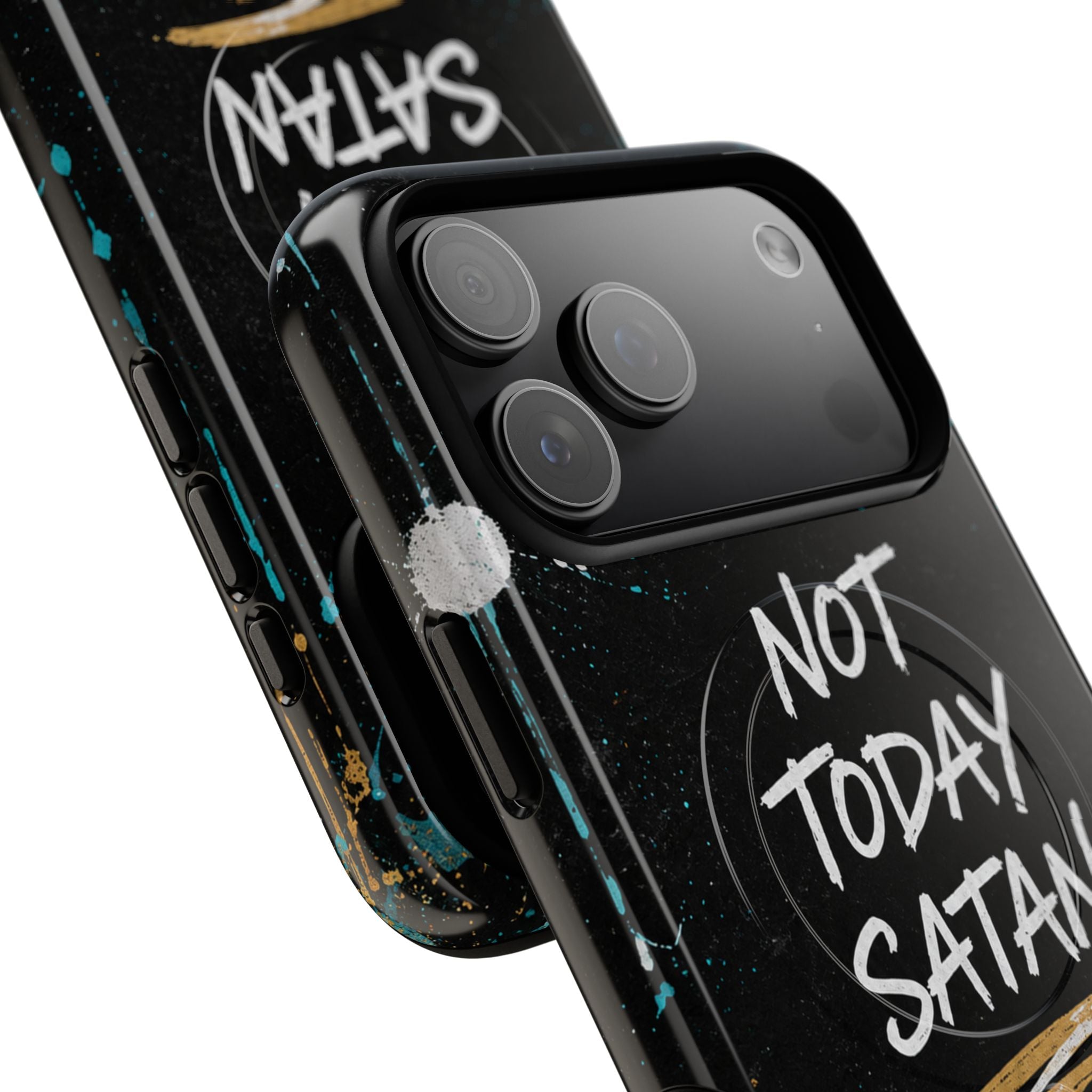 Not Today Satan Christian Tough Magnetic Phone Case