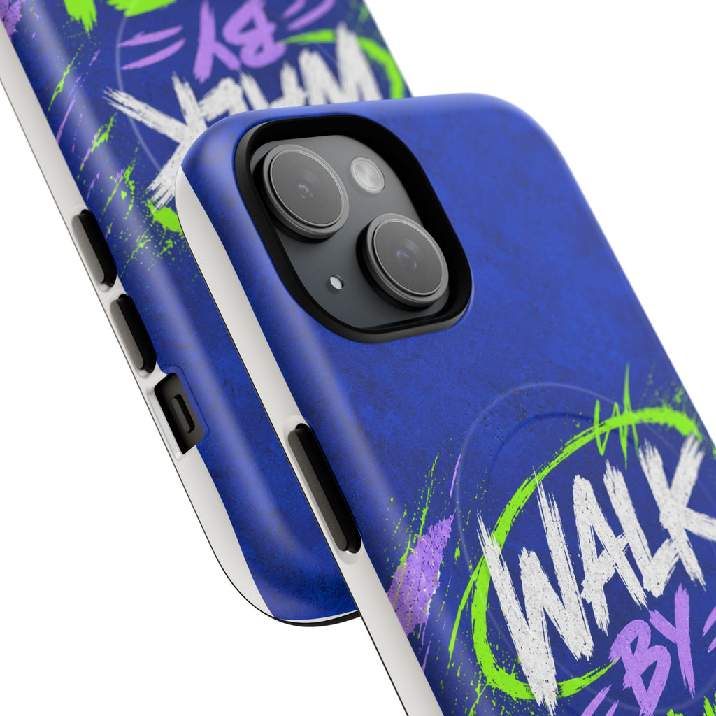 Walk by Faith Not by Screen Time Christian Tough Magnetic Phone Case