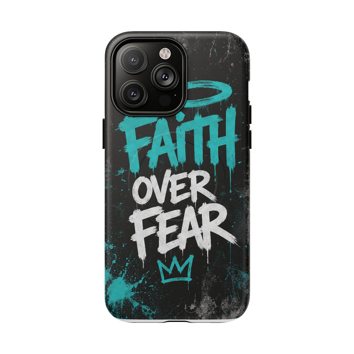 Faith Over Fear Christian Graffiti Phone Case