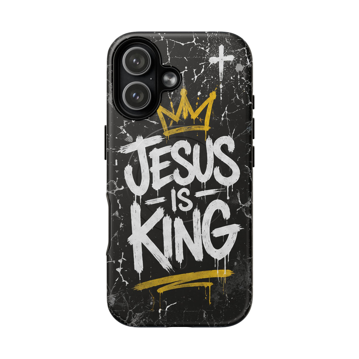 Jesus Is King Christian Graffiti Phone Case