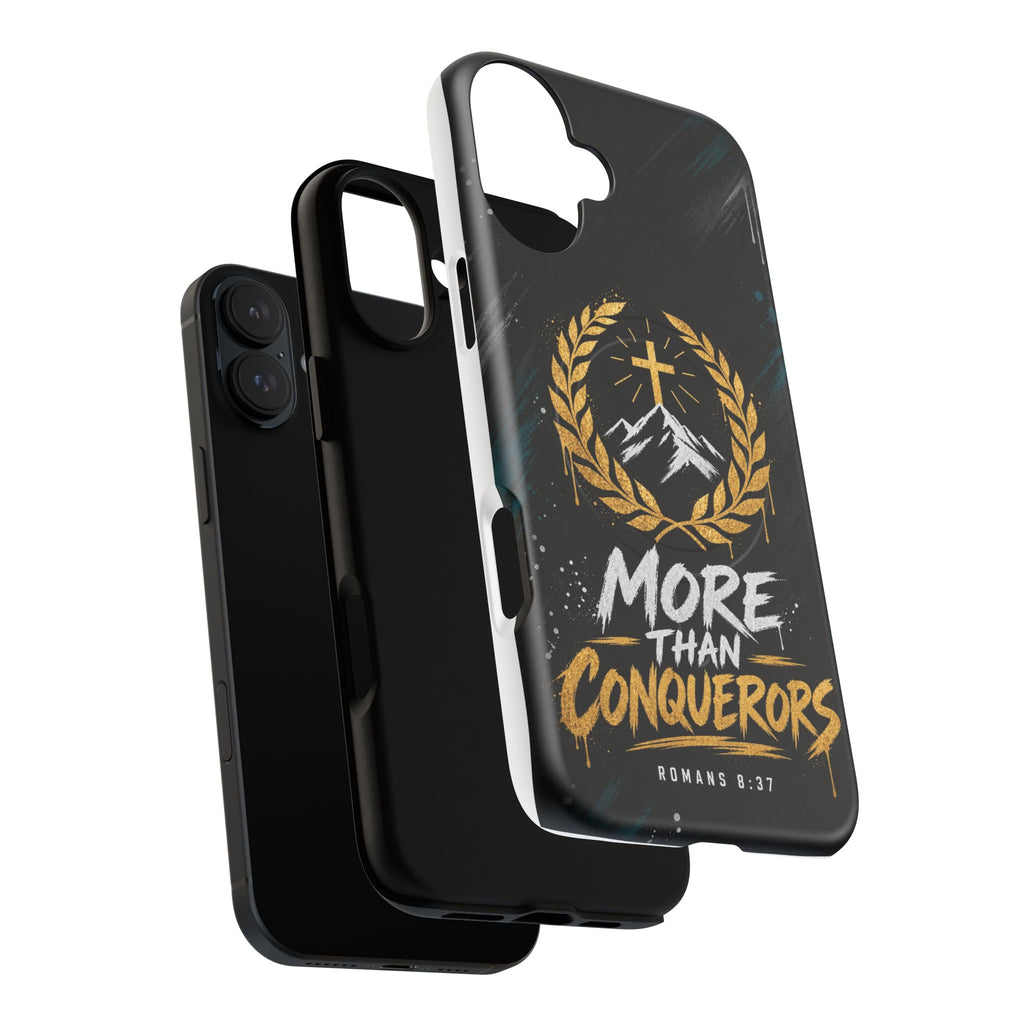 More Than Conquerors Tough Magnetic Phone Case