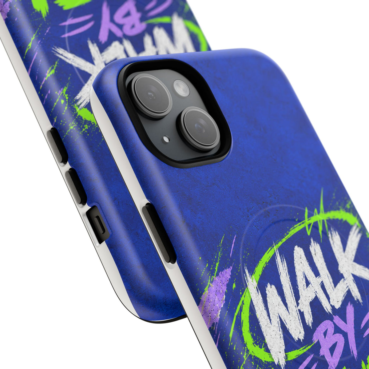 Walk by Faith Not by Screen Time Christian Tough Magnetic Phone Case