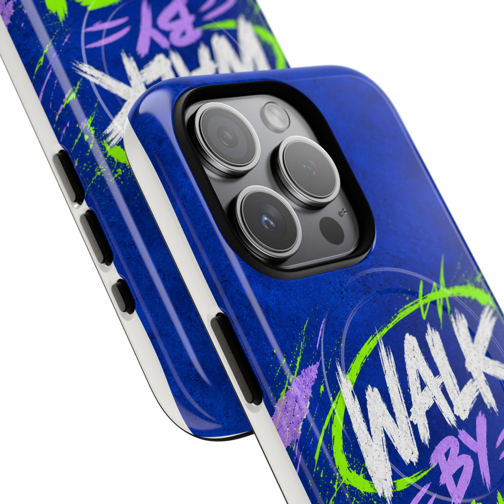 Walk by Faith Not by Screen Time Christian Tough Magnetic Phone Case