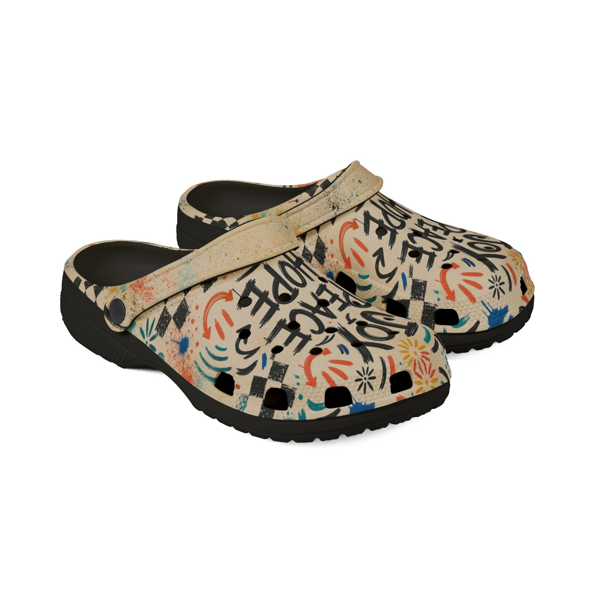 Joy Signal EVA Foam Clogs (AOP)