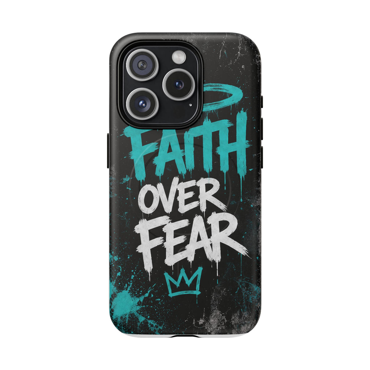 Faith Over Fear Christian Graffiti Phone Case
