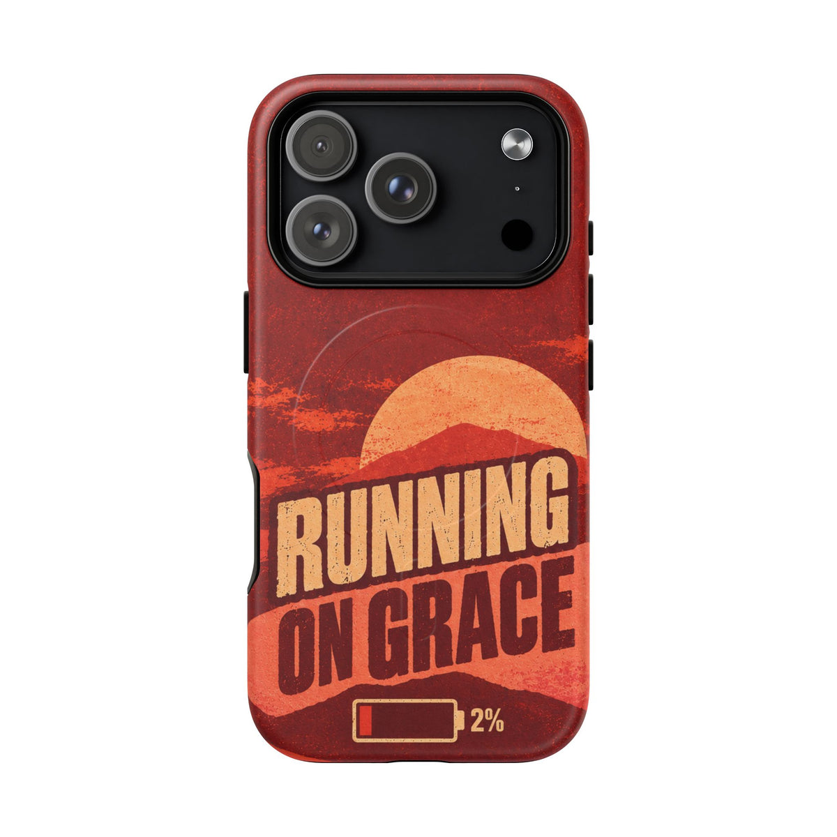 Running on Grace Christian Tough Magnetic Phone Case