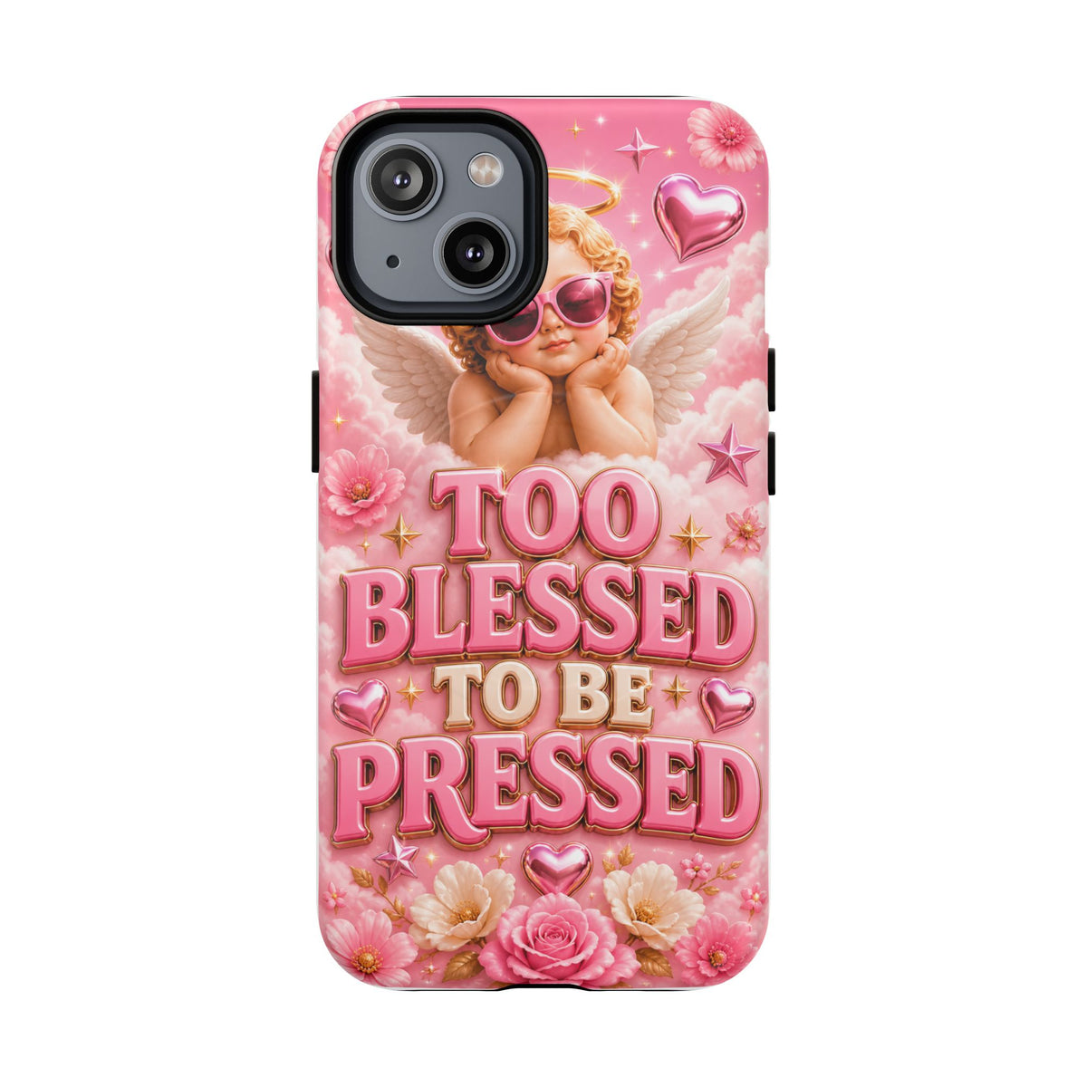 Too Blessed To Be Pressed Magsafe Phone Case